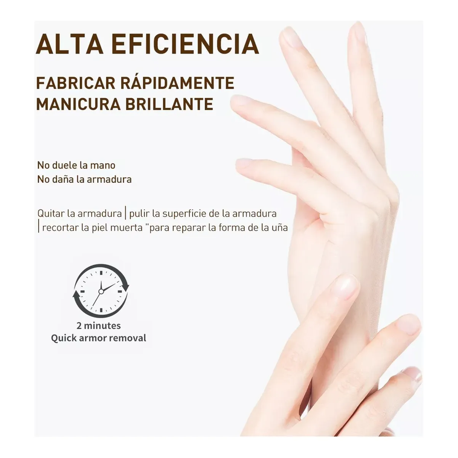 Lima Eléctrica de Uñas Reutilizable Portátil Multifunción Blanca-2