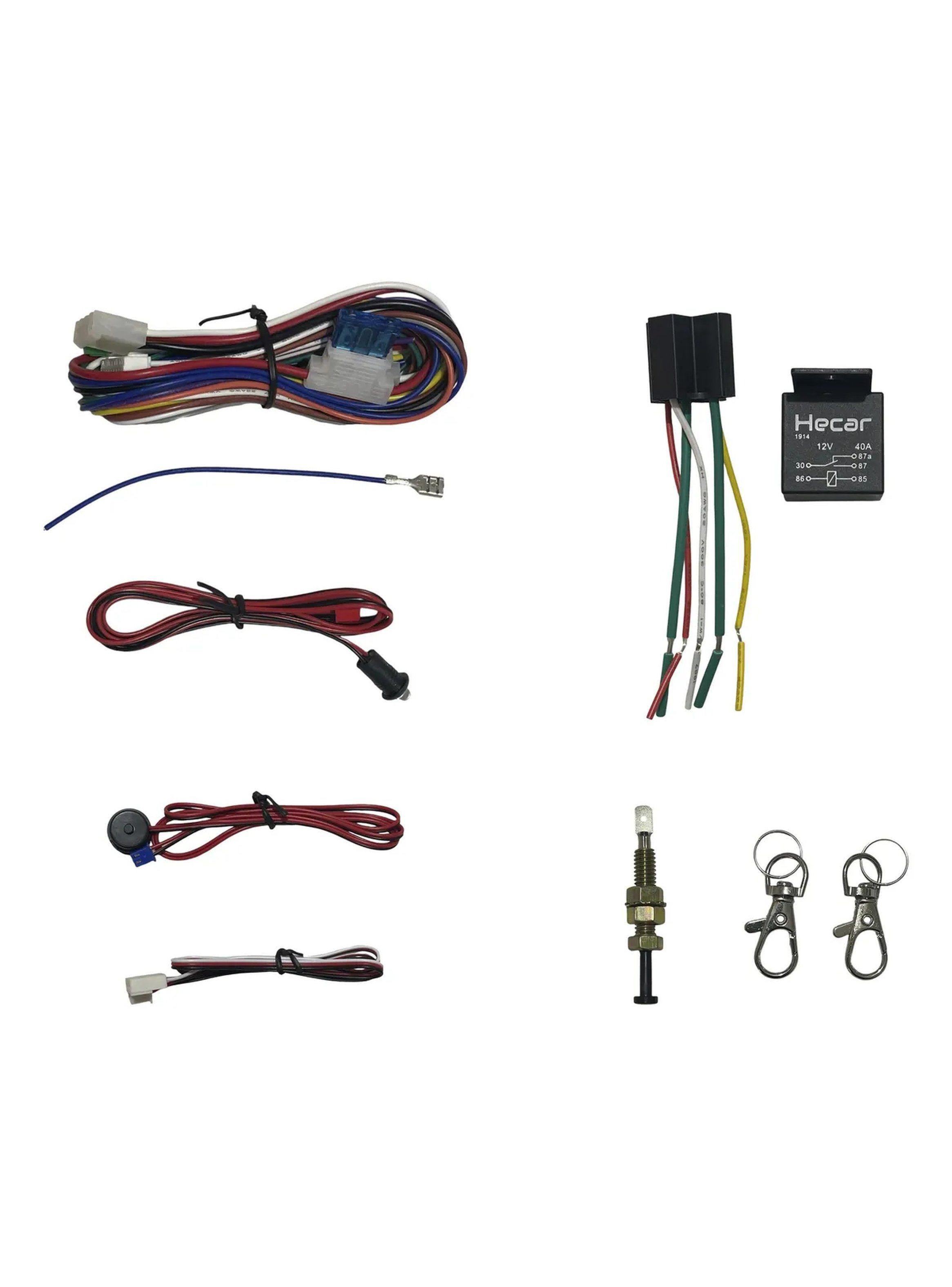 Combo Alarma Automóvil Universal Código Variable | Sistema Anti-Clonación-6