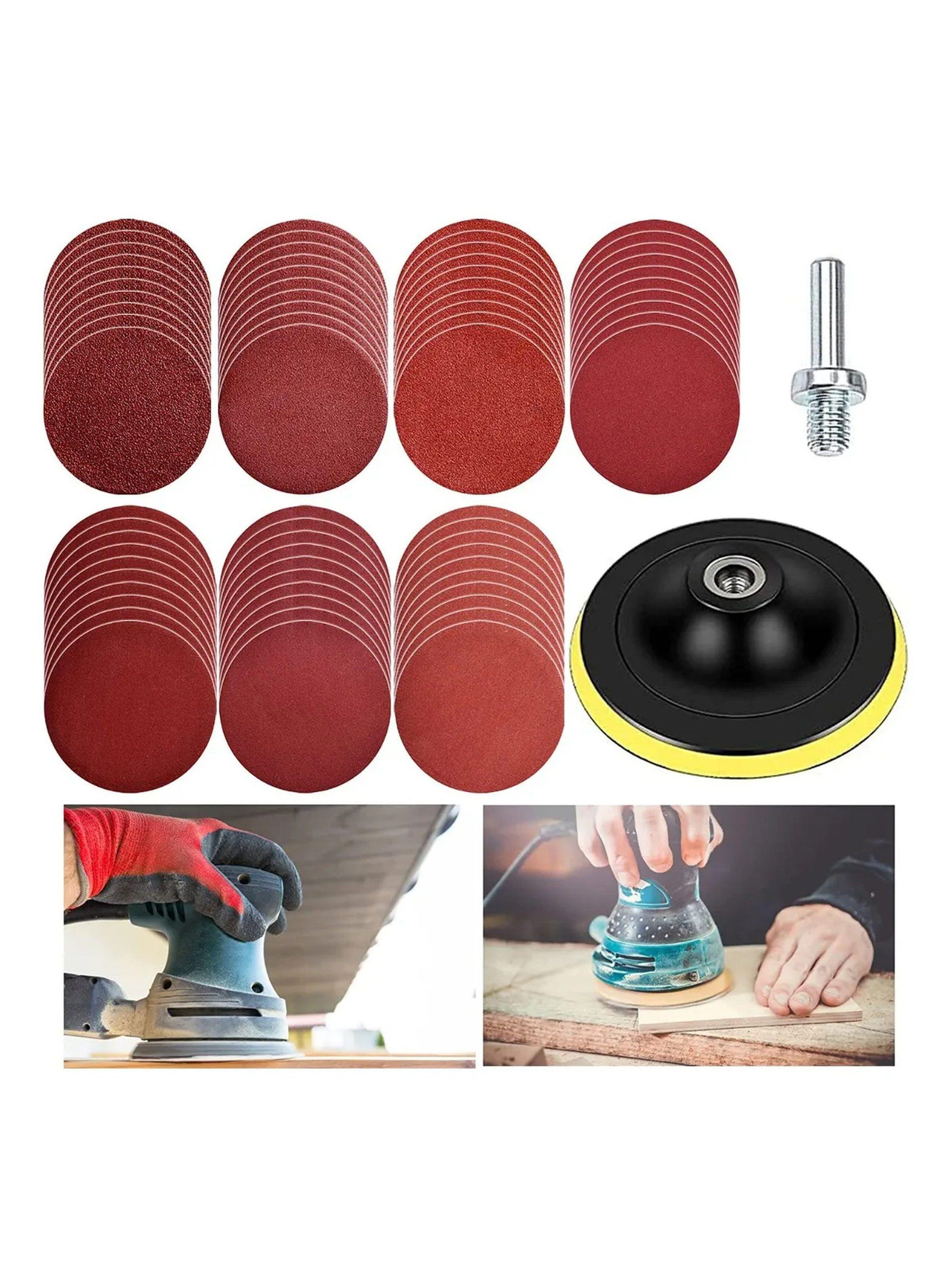 Discos de Lijado 102 Piezas Diferentes Granos con Placa de Molienda M14-9