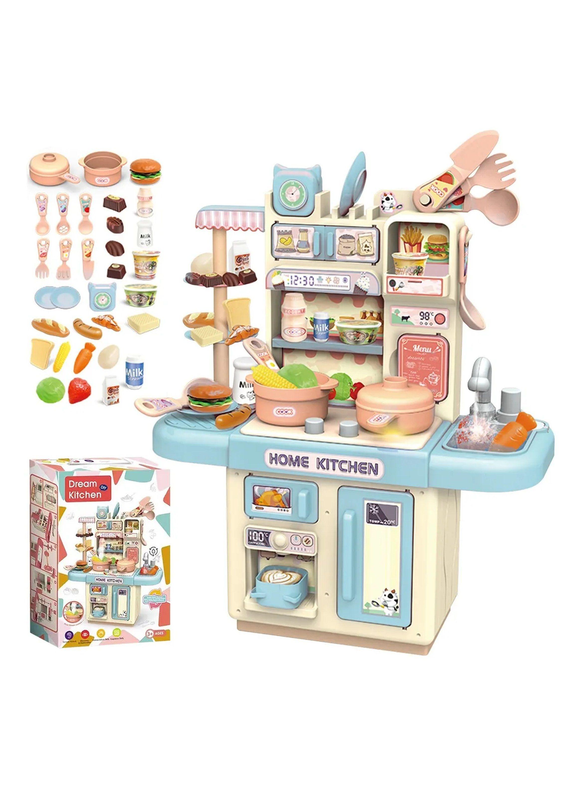 Juego de Cocina Infantil con Accesorios y Grifo Funcional | Juguete Educativo-0