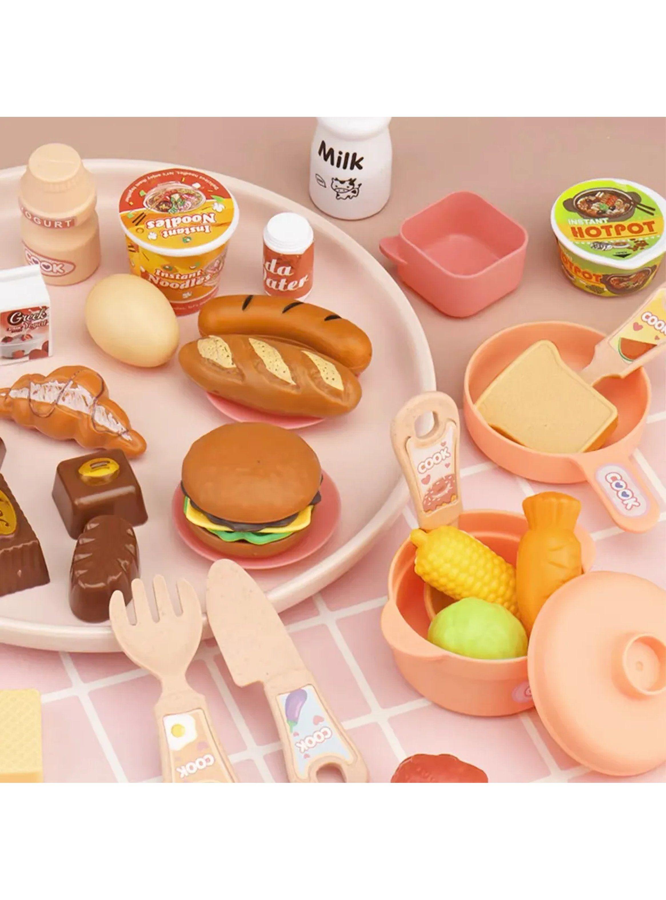 Juego de Cocina Infantil con Accesorios y Grifo Funcional | Juguete Educativo-2