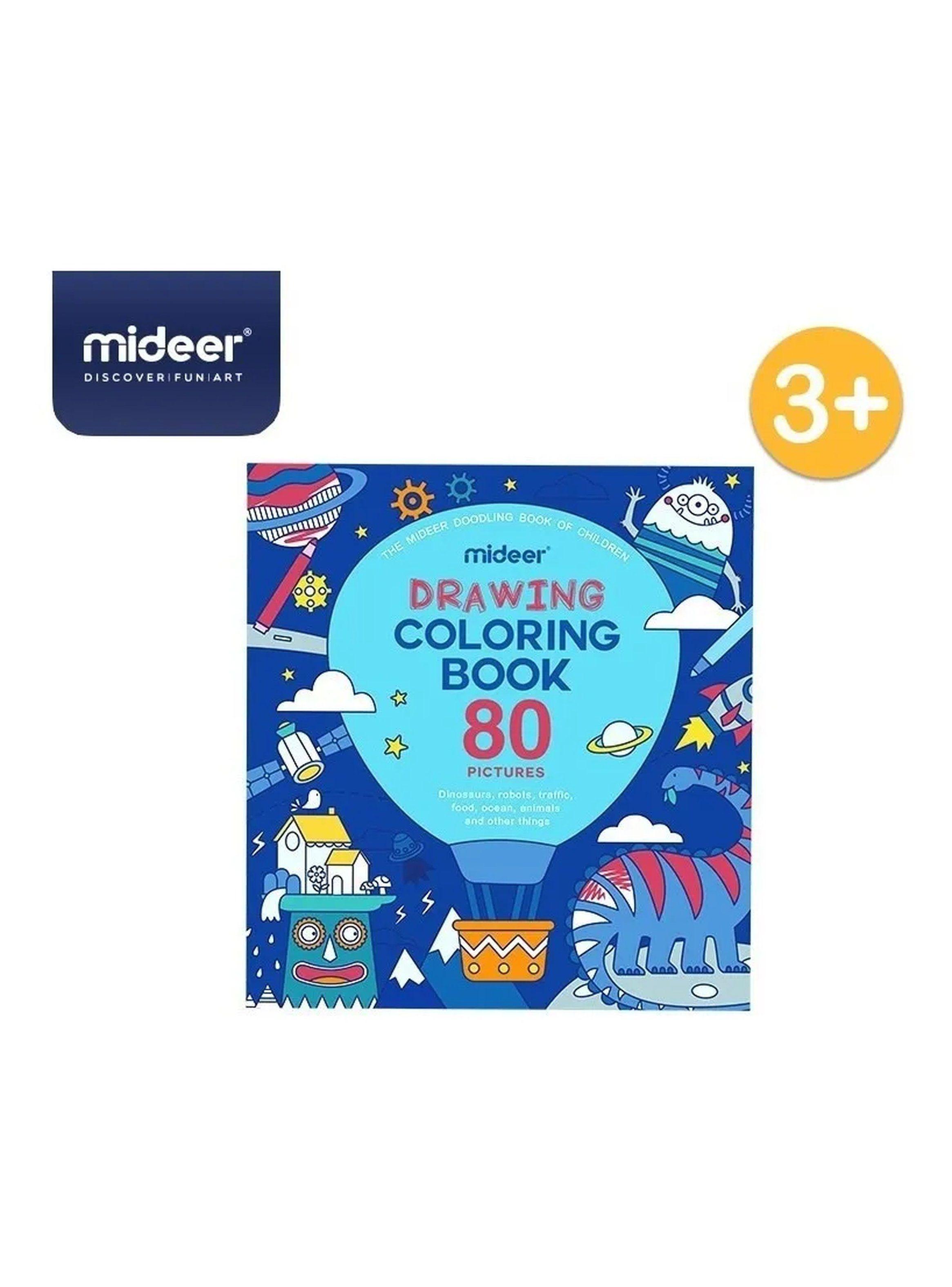 Libro Para Colorear Infantil 80 Dibujos 3+ Años-1