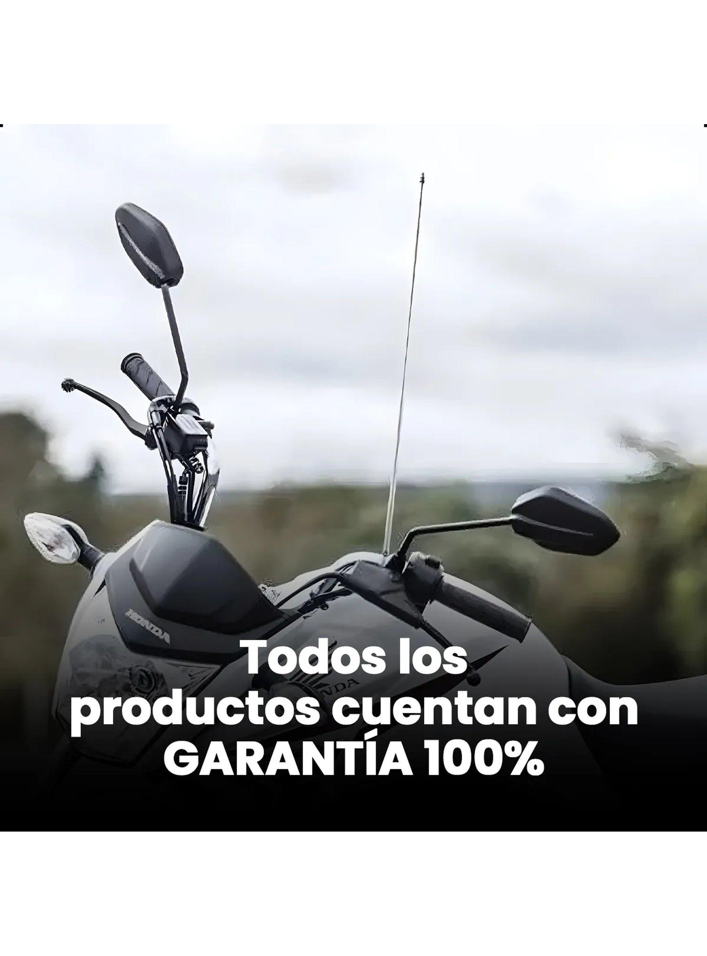 Antena Retráctil Ajustable Acero Inoxidable 65 cm Moto-9