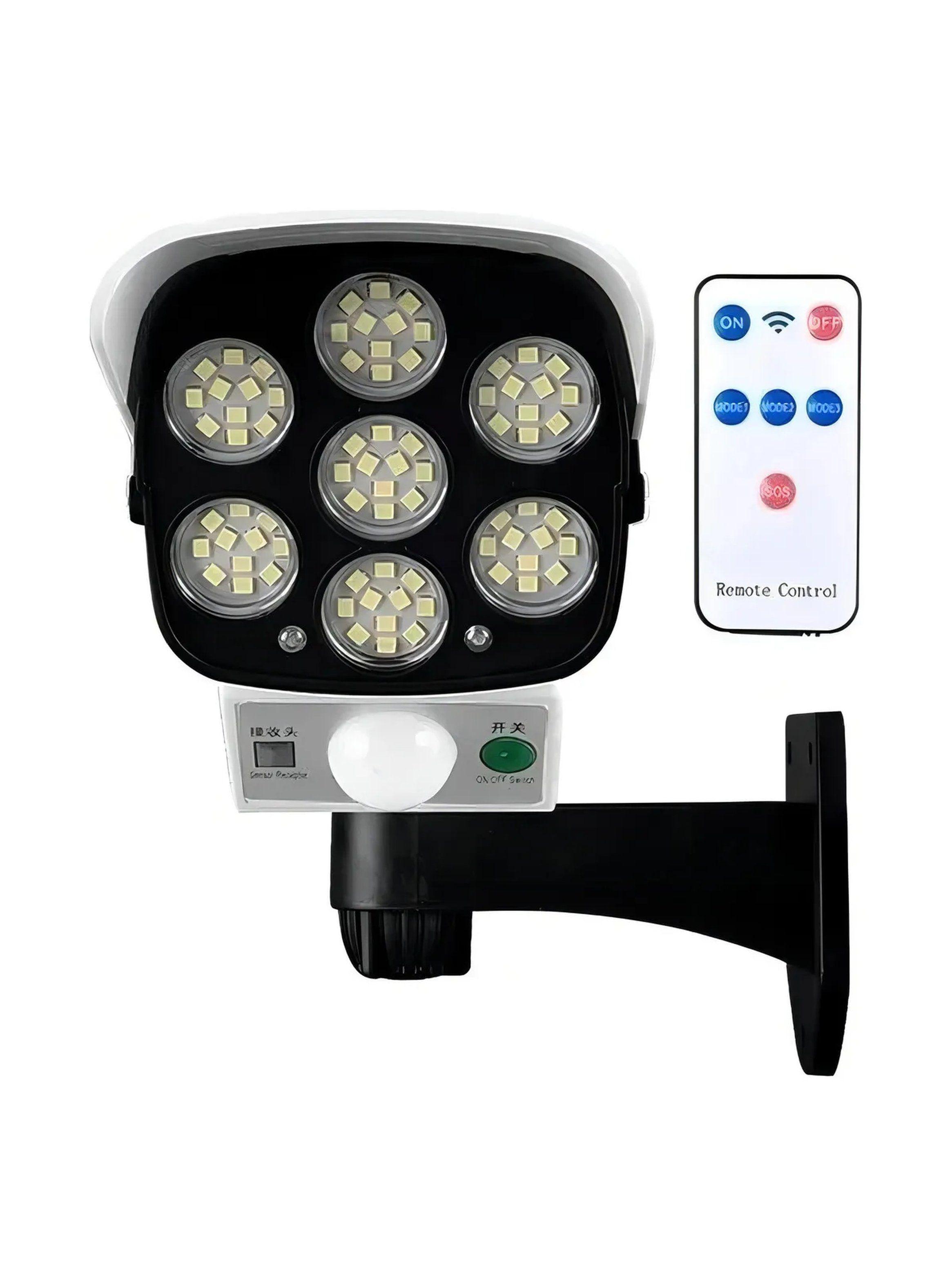 Luz Solar LED Exterior con Sensor de Movimiento y Control Remoto-1