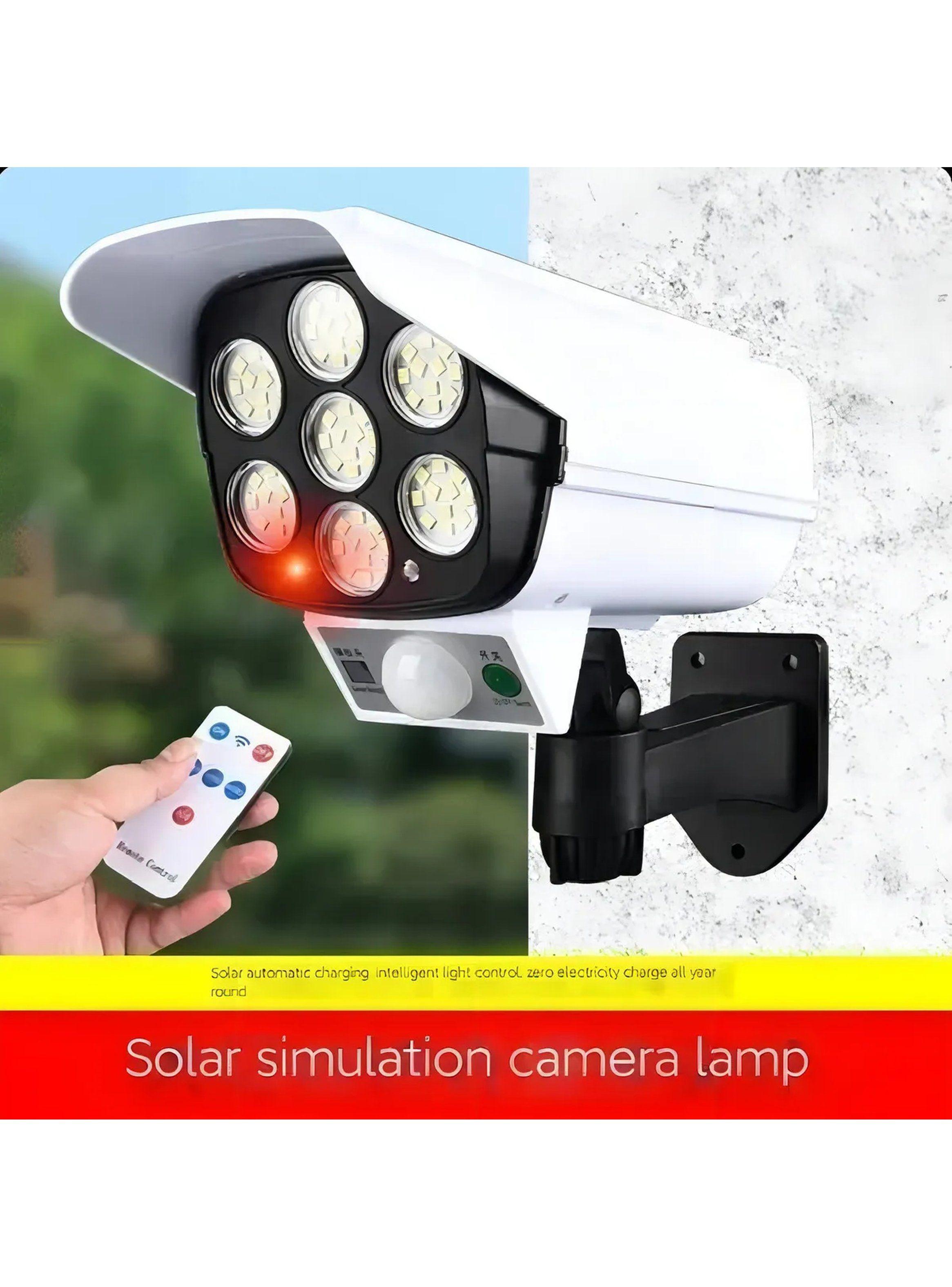 Luz Solar LED Exterior con Sensor de Movimiento y Control Remoto-4