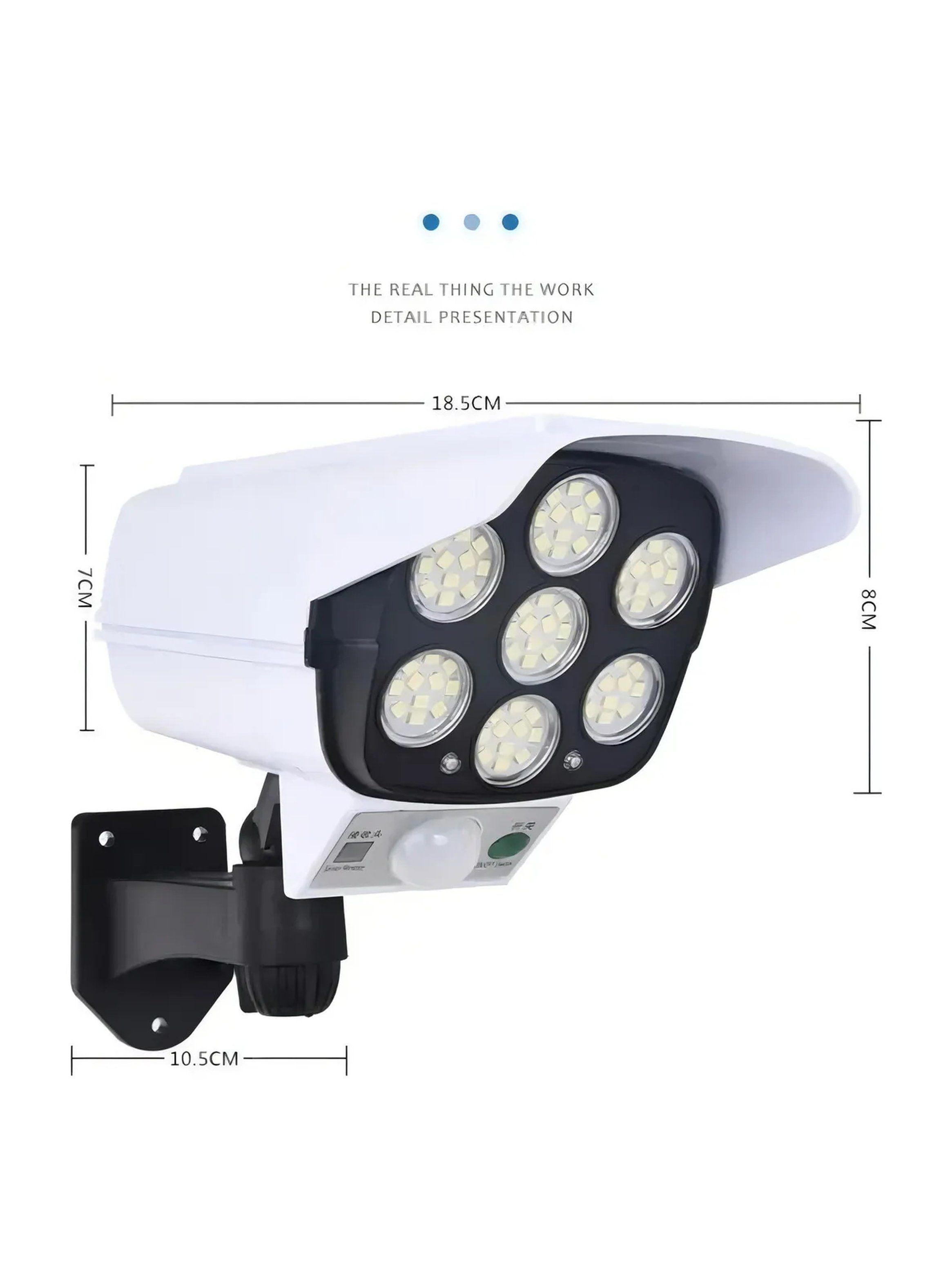 Luz Solar LED Exterior con Sensor de Movimiento y Control Remoto-6