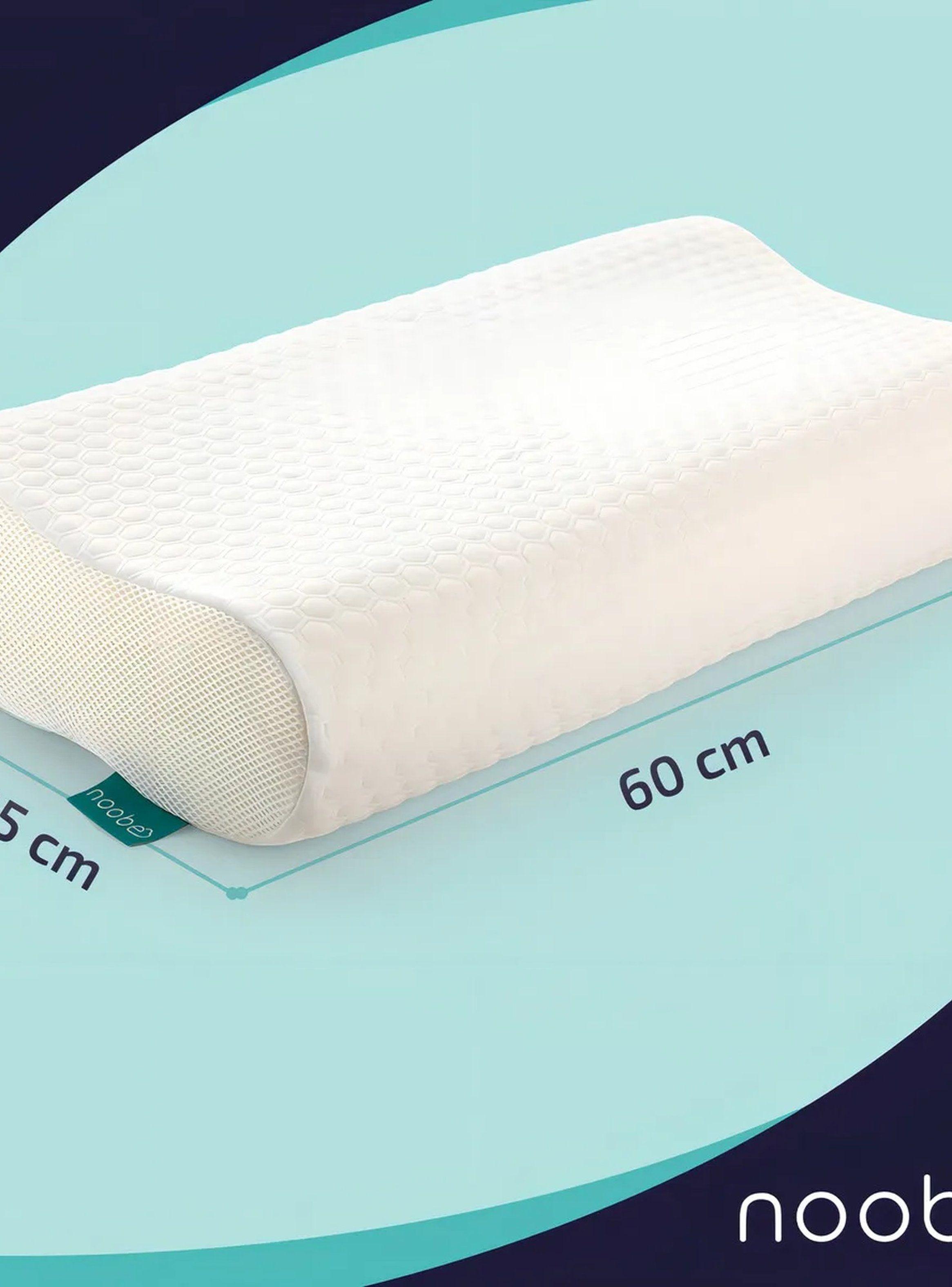 Almohada de Espuma Viscoelástica Regulable Altura Ajustable Blanca-4