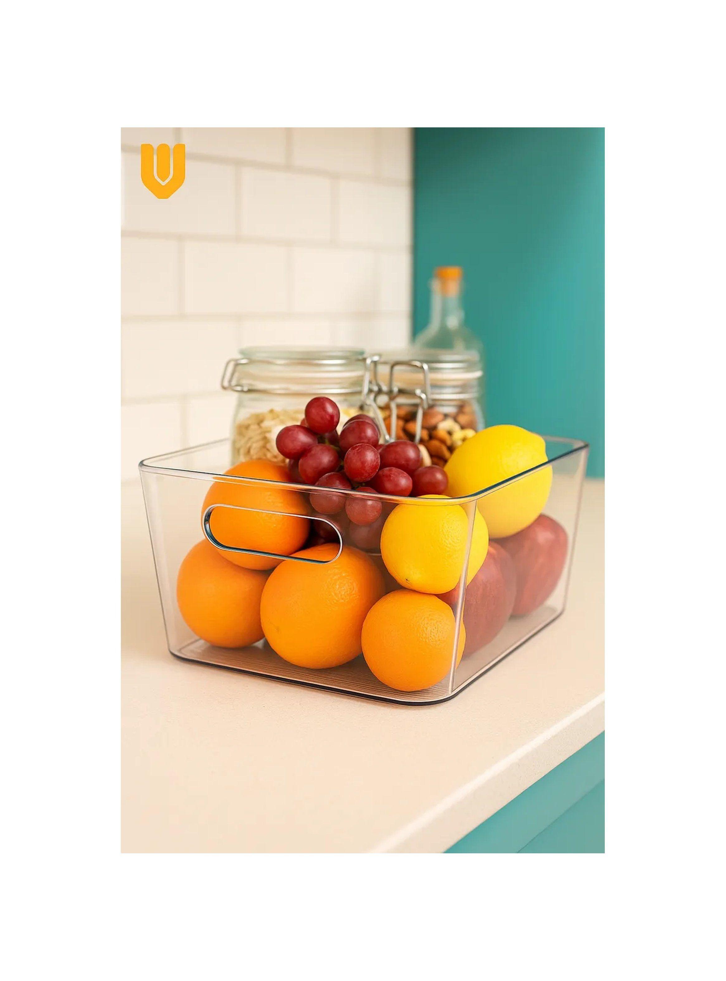 Caja Organizadora Transparente Plástico 18x13x9 cm Rectangular-7