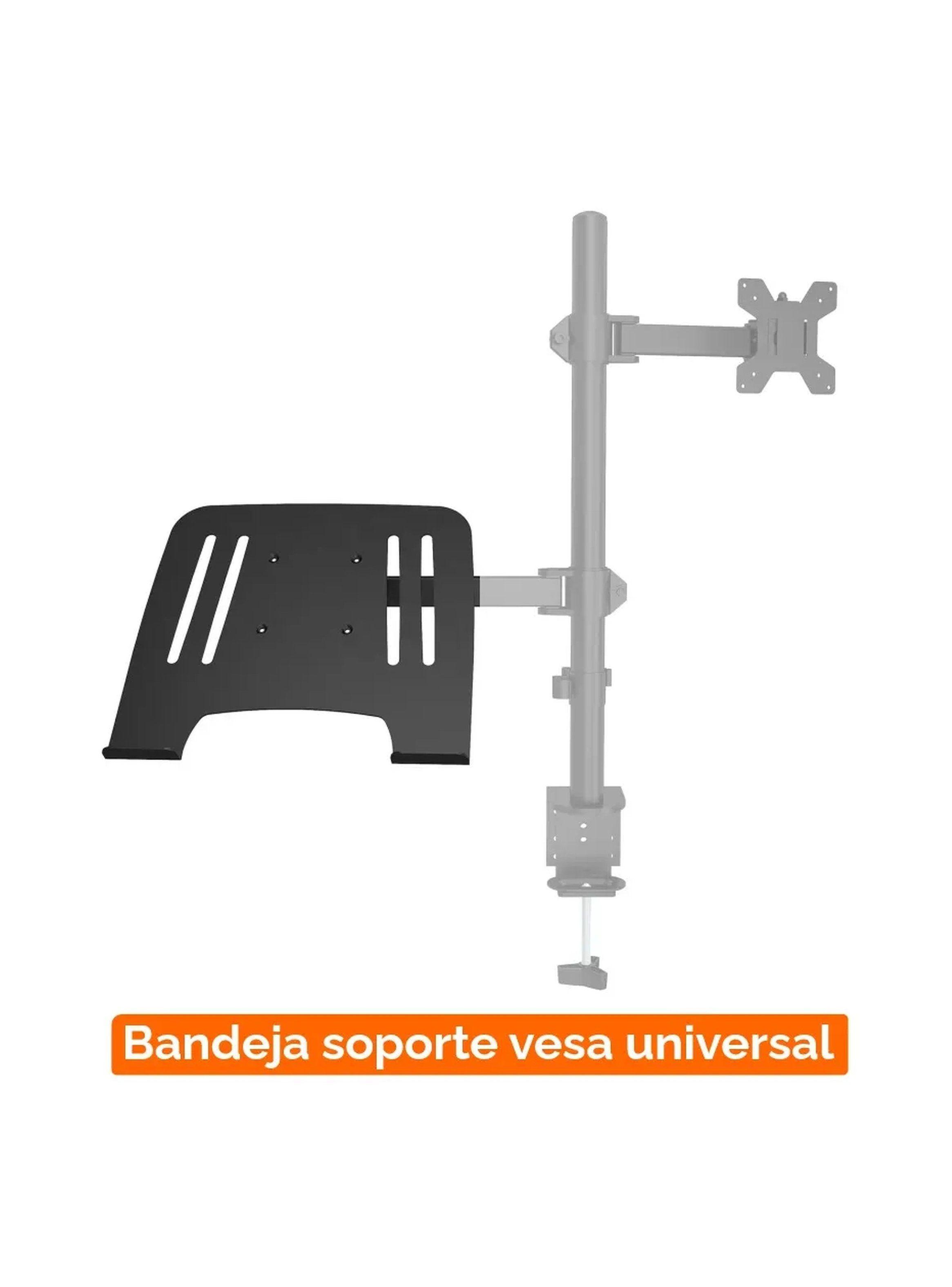 Bandeja Para Soporte VESA Universal Ajustable Negro-1