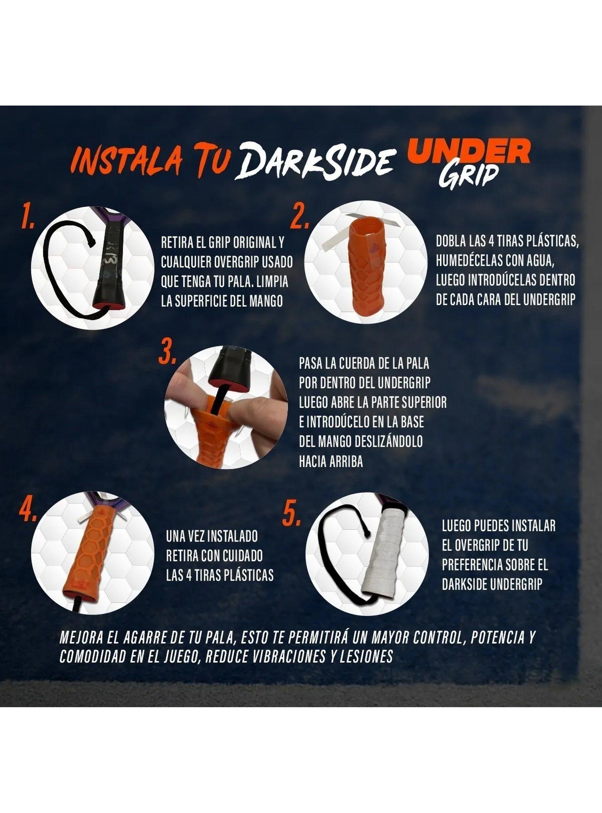 Empuñadura de Pala de Pádel Antideslizante Naranja-4