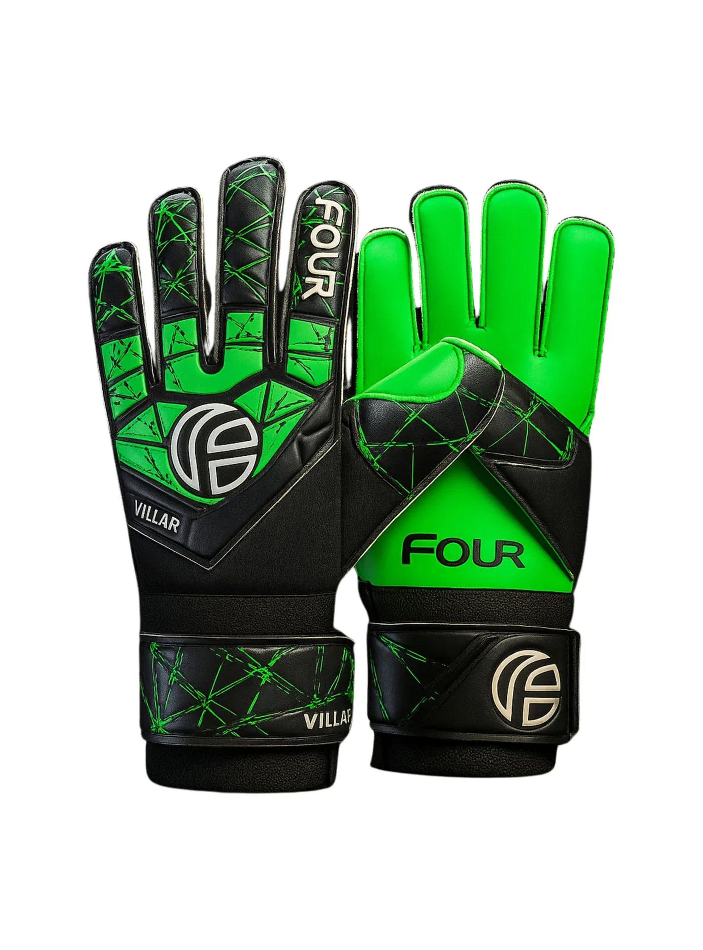 Guantes de Arquero Profesional Látex Antideslizante Verde-1