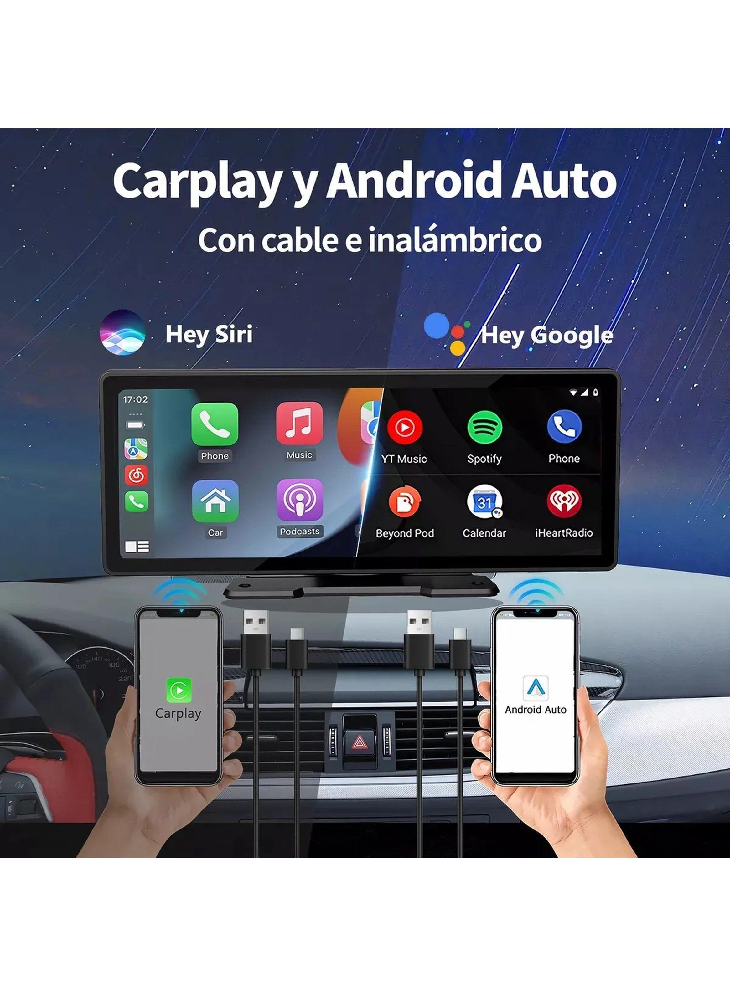 Pantalla GPS para Auto CarPlay y Android Auto 10” Control de Voz-7
