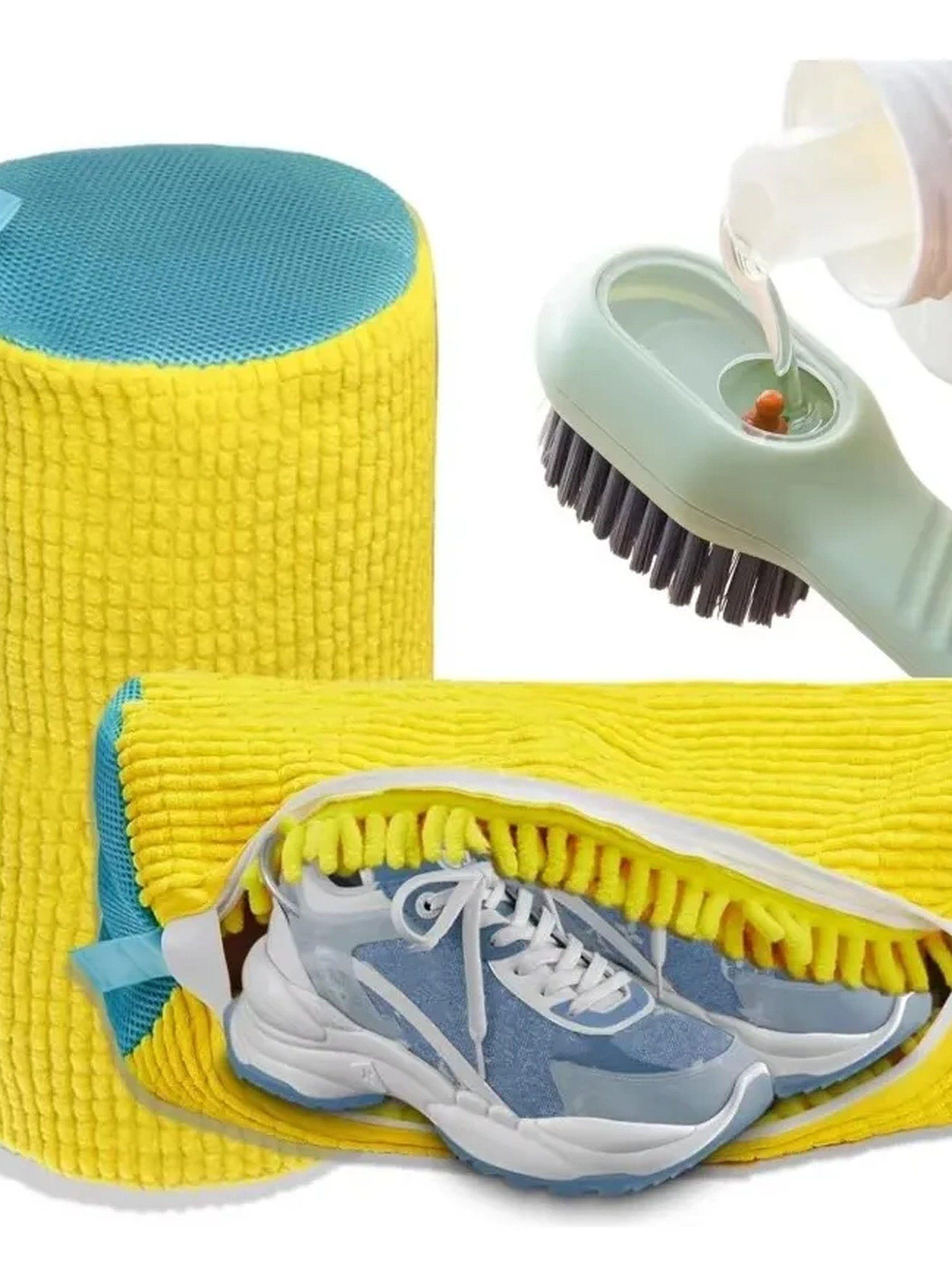 Bolsa Limpiadora de Zapatos Antideslizante 39cm Amarillo-5