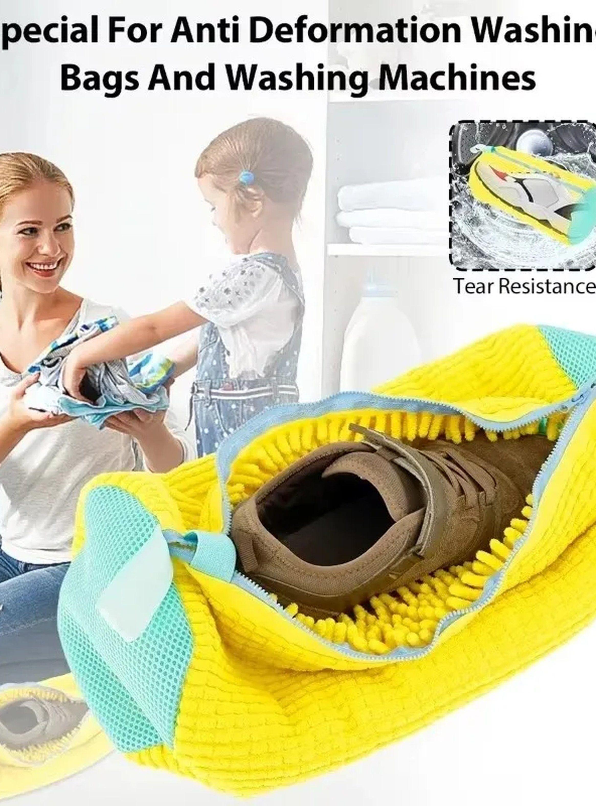 Bolsa Limpiadora de Zapatos Antideslizante 39cm Amarillo-6