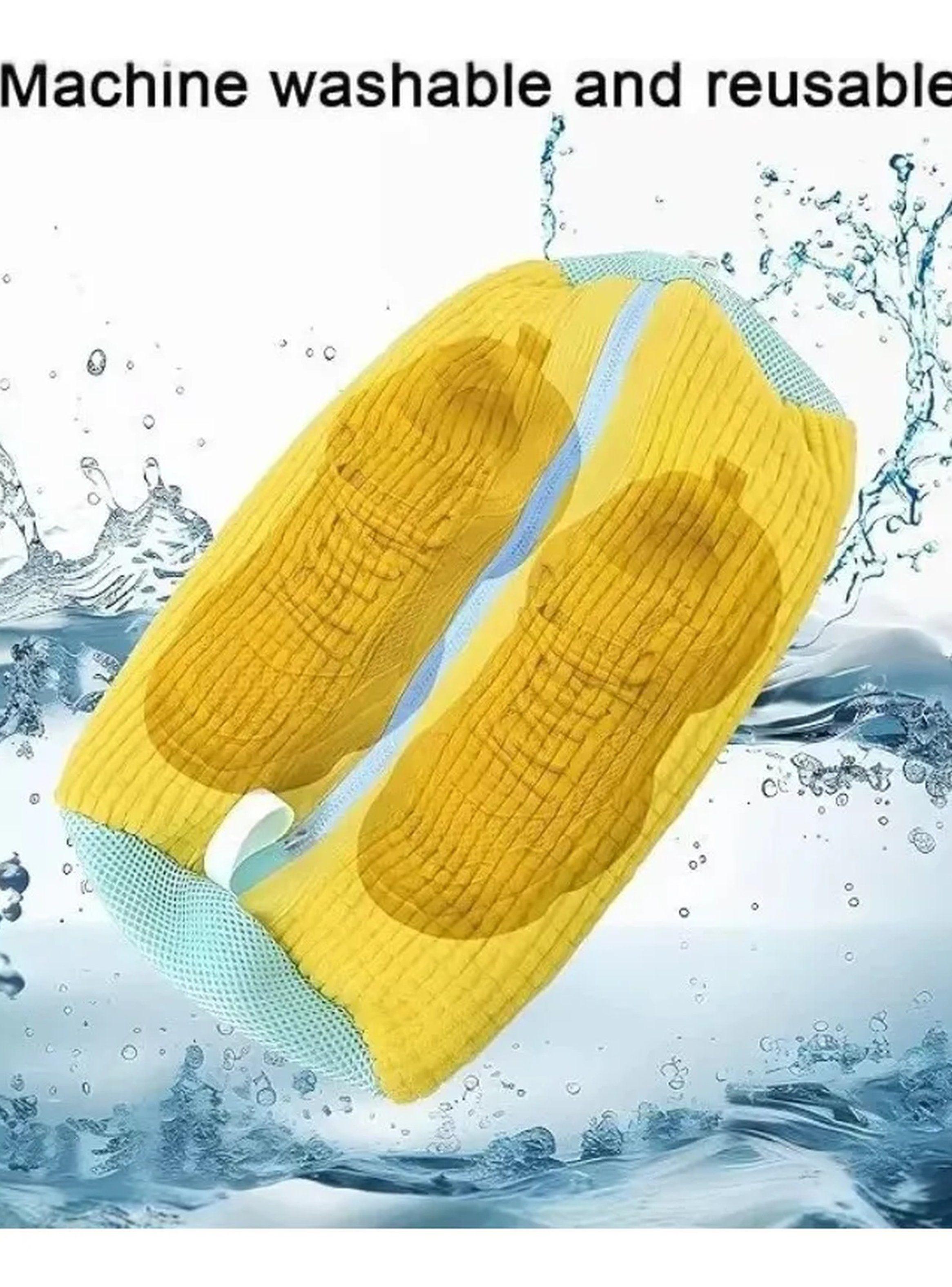 Bolsa Limpiadora de Zapatos Antideslizante 39cm Amarillo-7