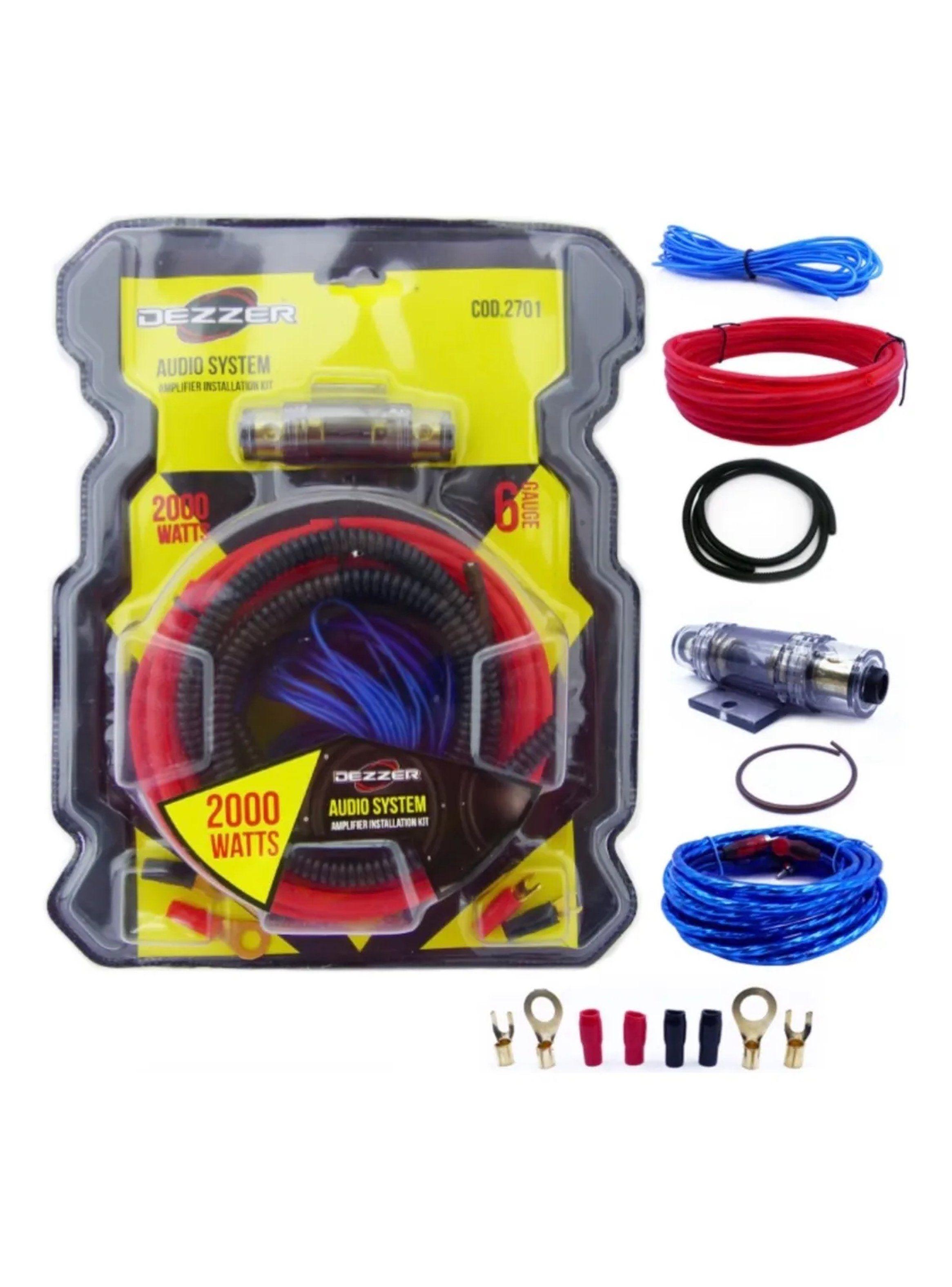 Kit de Instalación de Audio 2000W Cableado RCA-0
