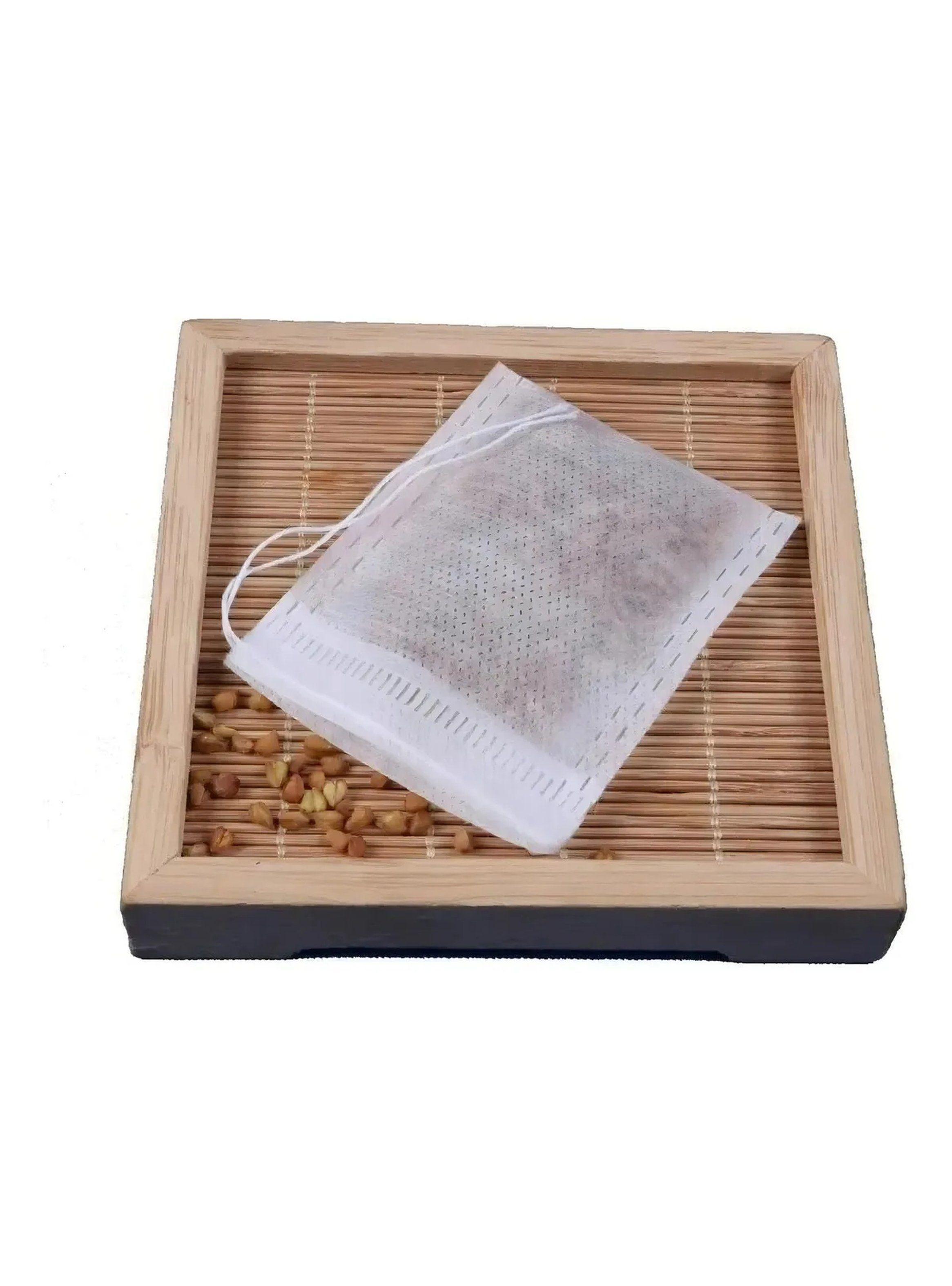 Bolsa de Té Reutilizable Tela Fina con Cordón-3