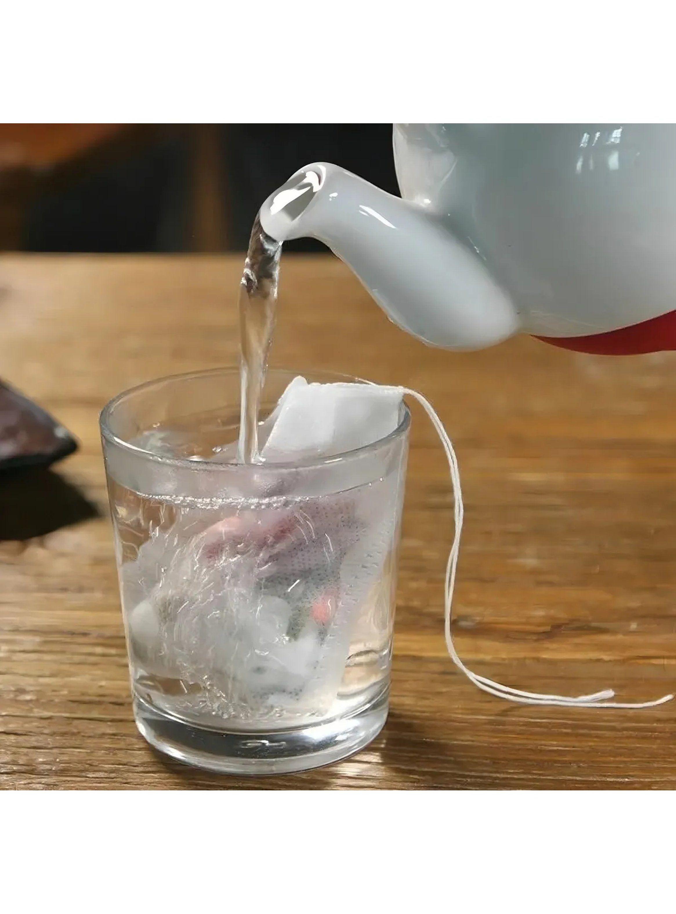 Bolsa de Té Reutilizable Tela Fina con Cordón-4