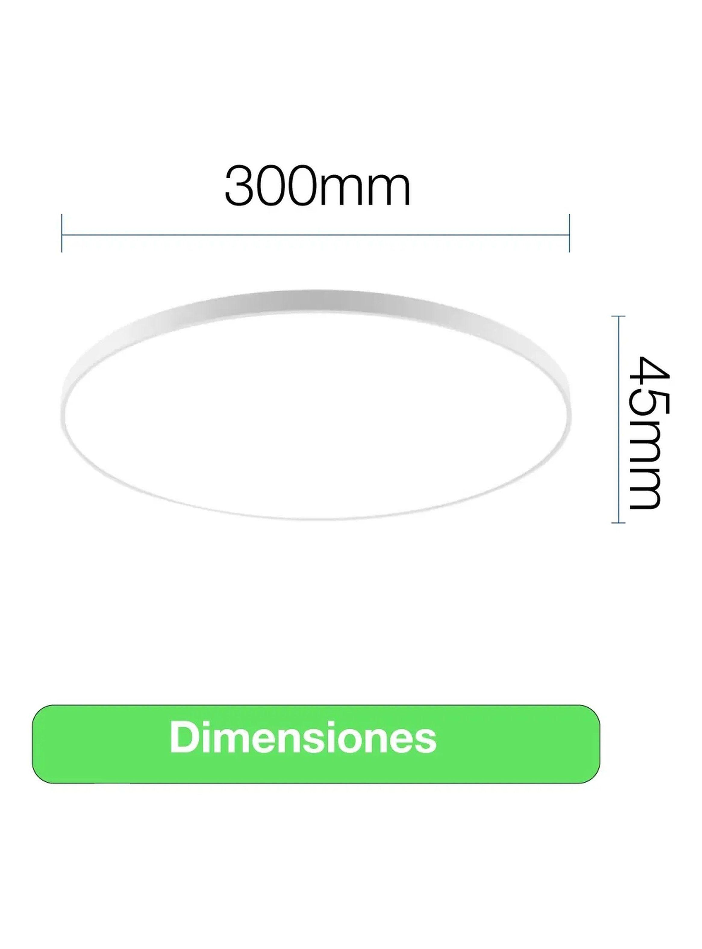 Lámpara LED Circular 24W Luz Blanca Fría-4