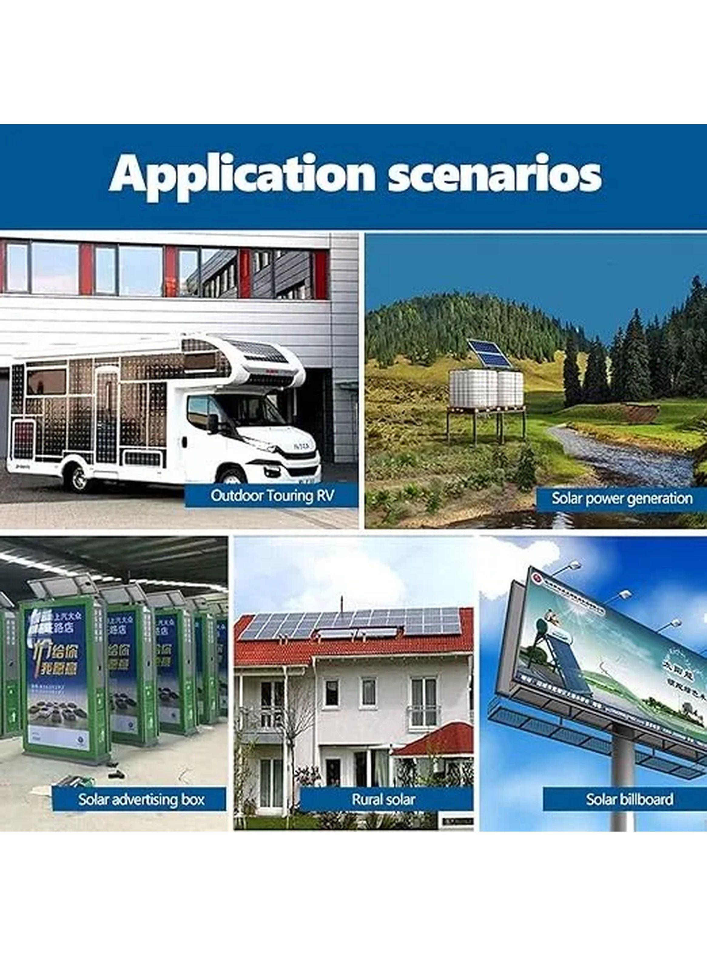 Controlador de Carga Solar LED USB Panel 12V/24V 30A-8