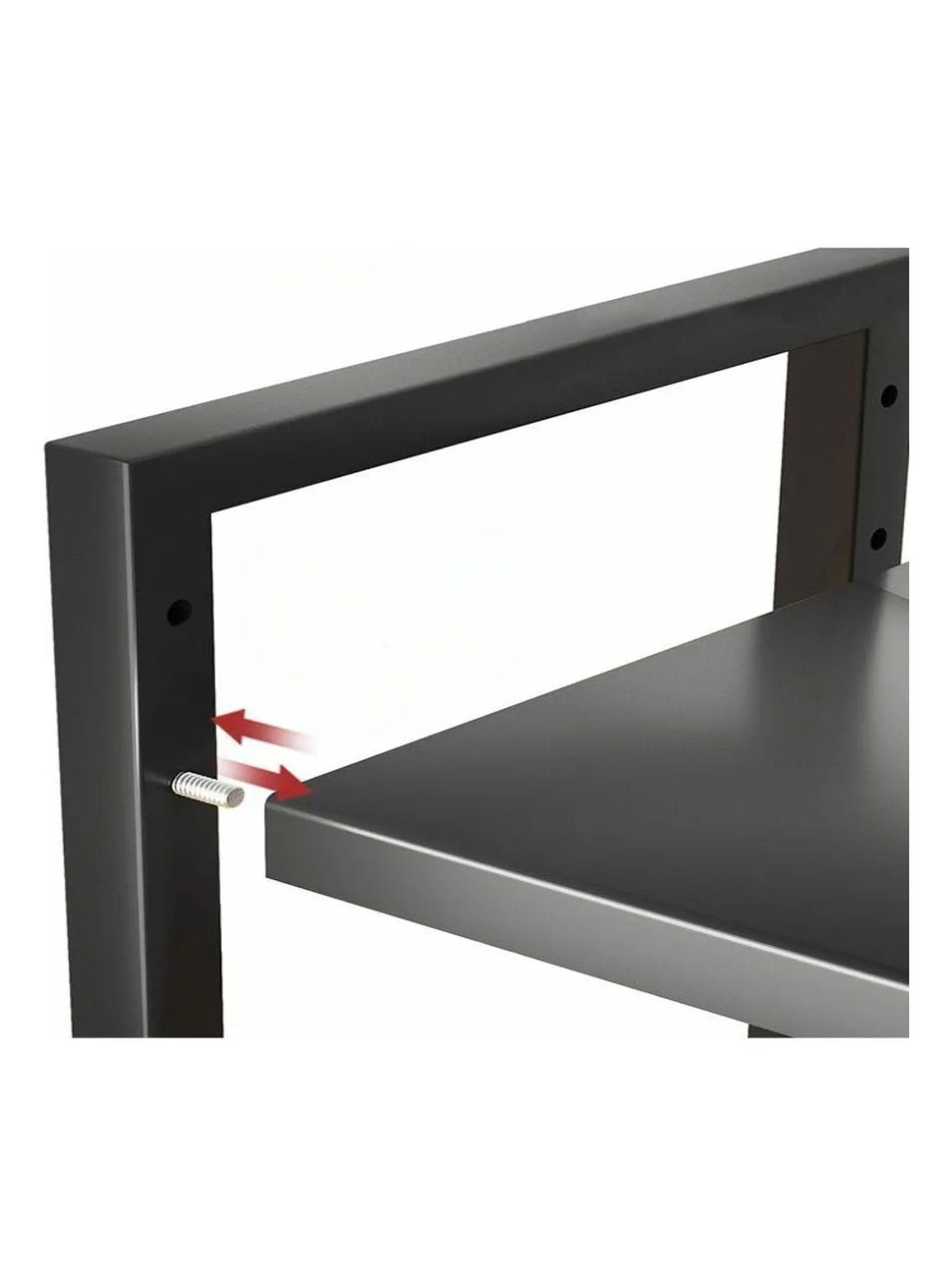 Estante de Almacenamiento Ajustable Metálico para Cocina 3 Niveles 78x66x33 cm-4