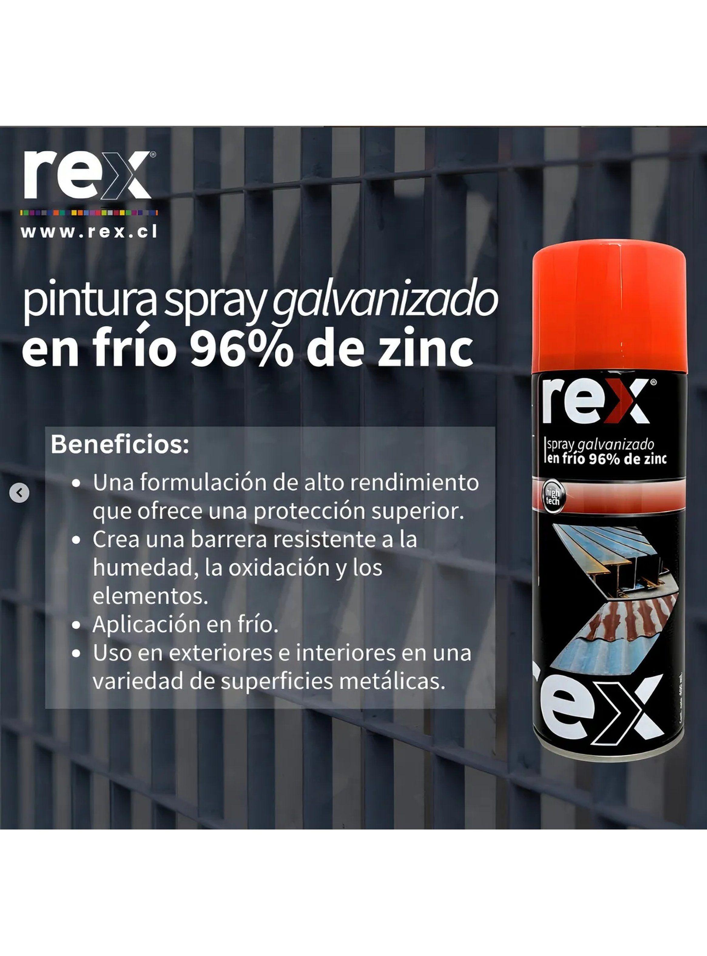 Pintura Spray Galvanizado En Frío 96% Zinc Exterior E Interior-2
