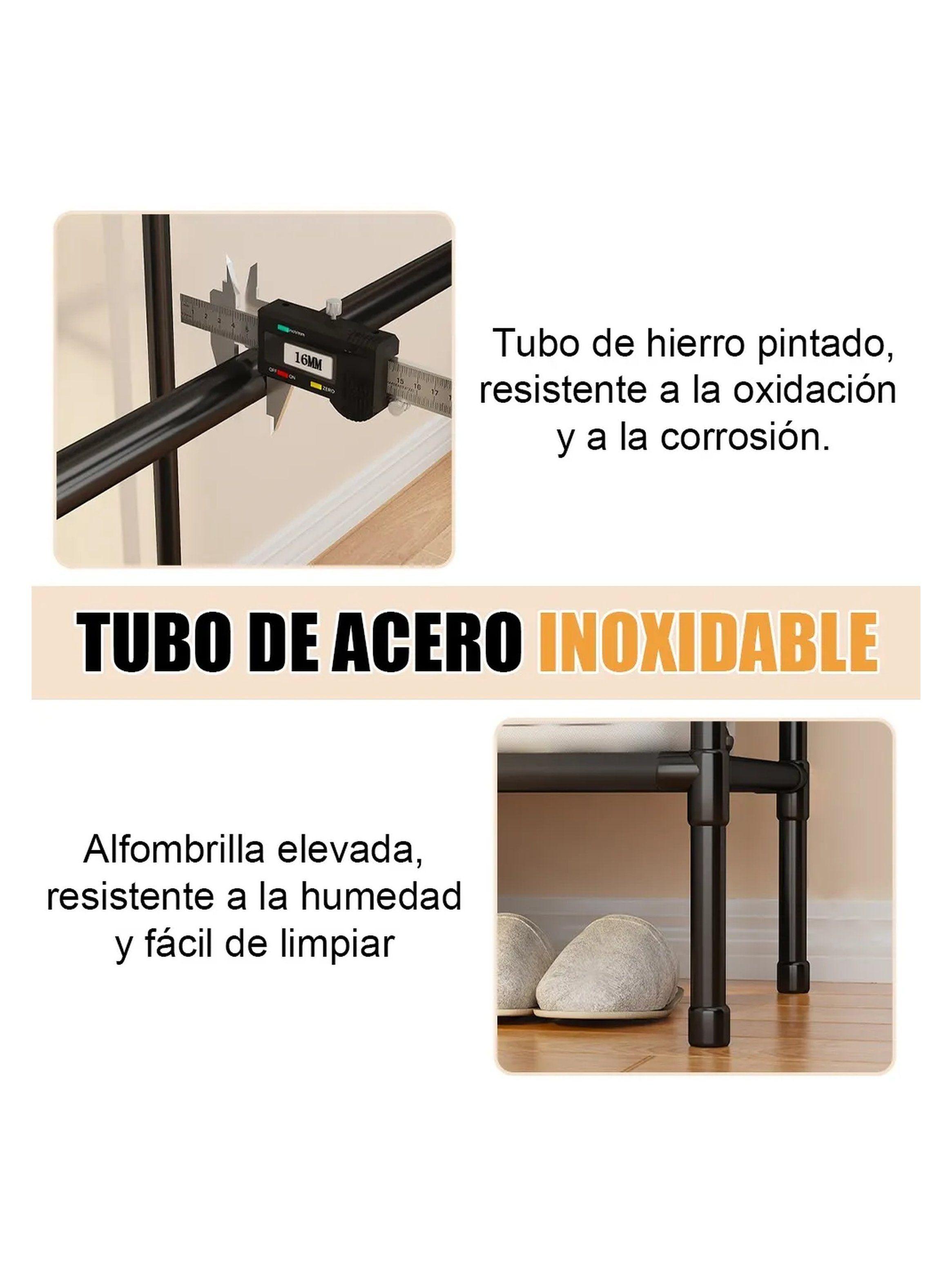 Estantería de Almacenamiento Modular Metálica 160x36x173cm Negra-3