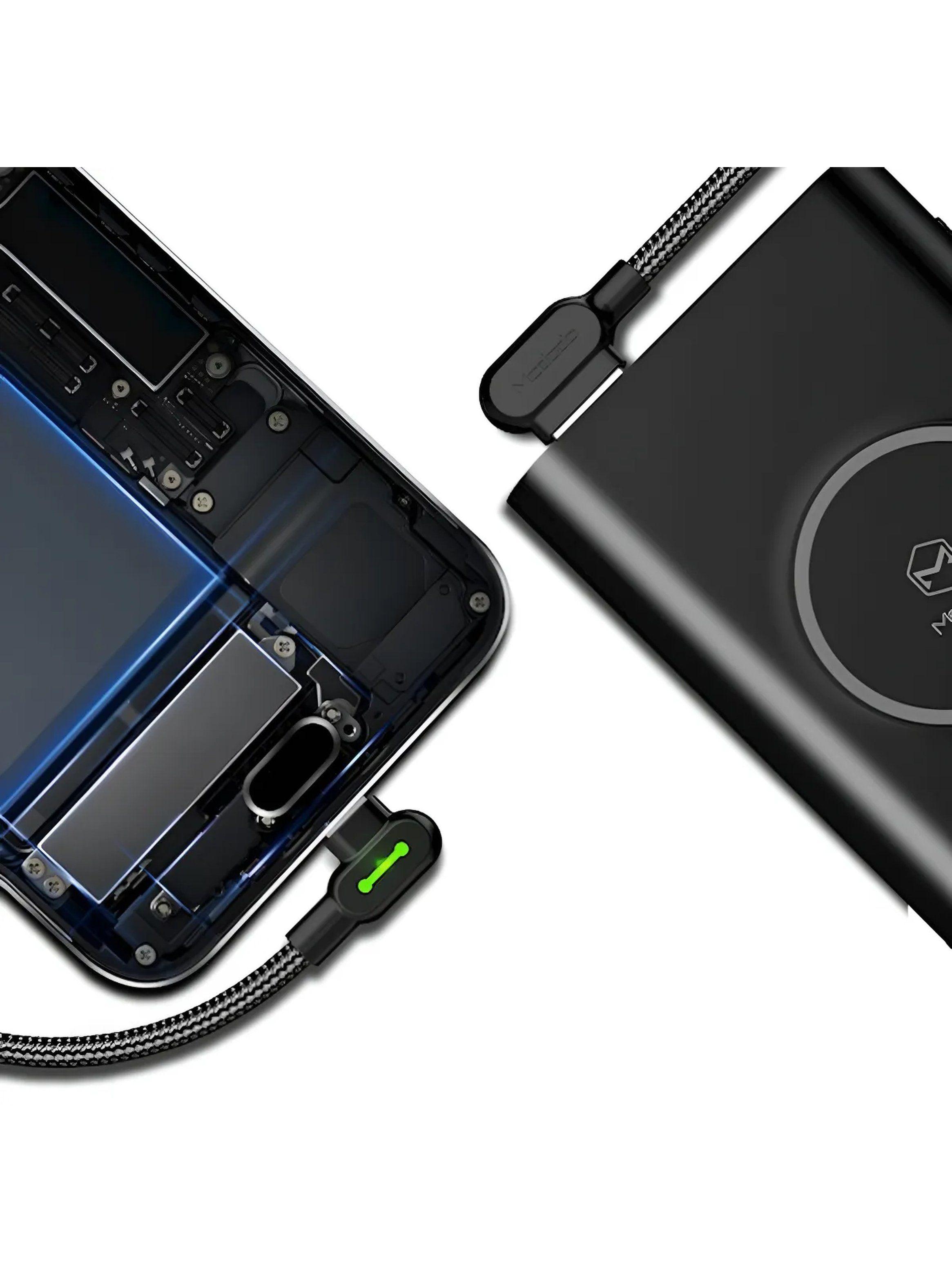 Cable USB Tipo C 90 Grados Nylon Trenzado Carga Rápida-4