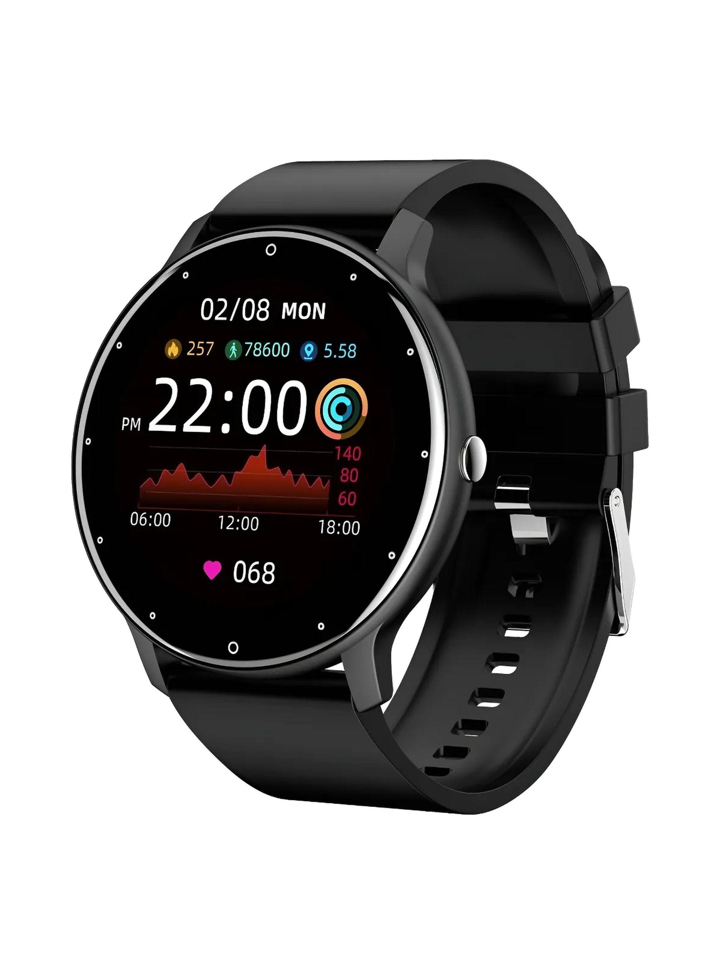 Reloj Inteligente Pantalla Táctil Monitoreo De Salud Resistente Al Agua-0