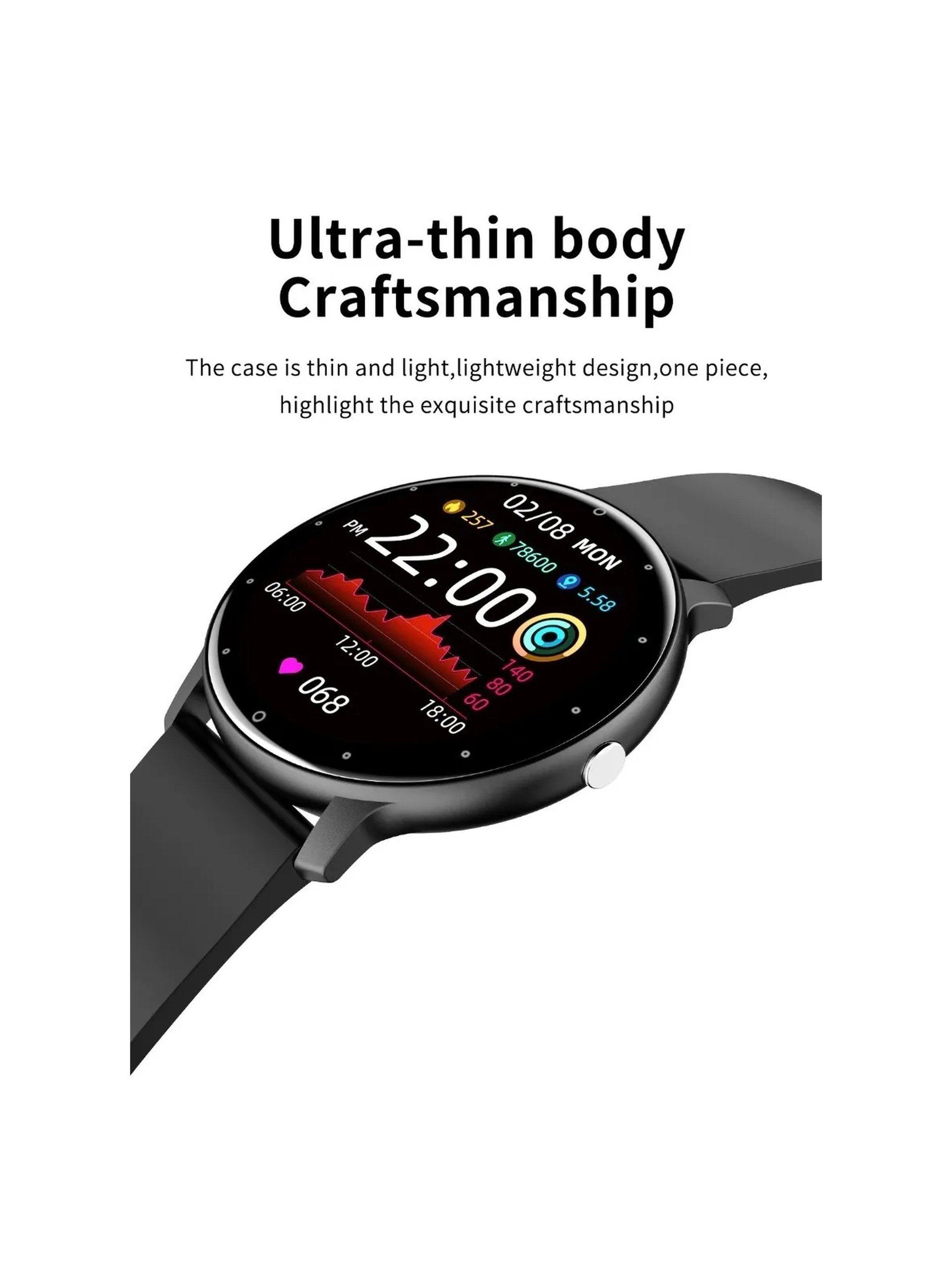 Reloj Inteligente Pantalla Táctil Monitoreo De Salud Resistente Al Agua-5