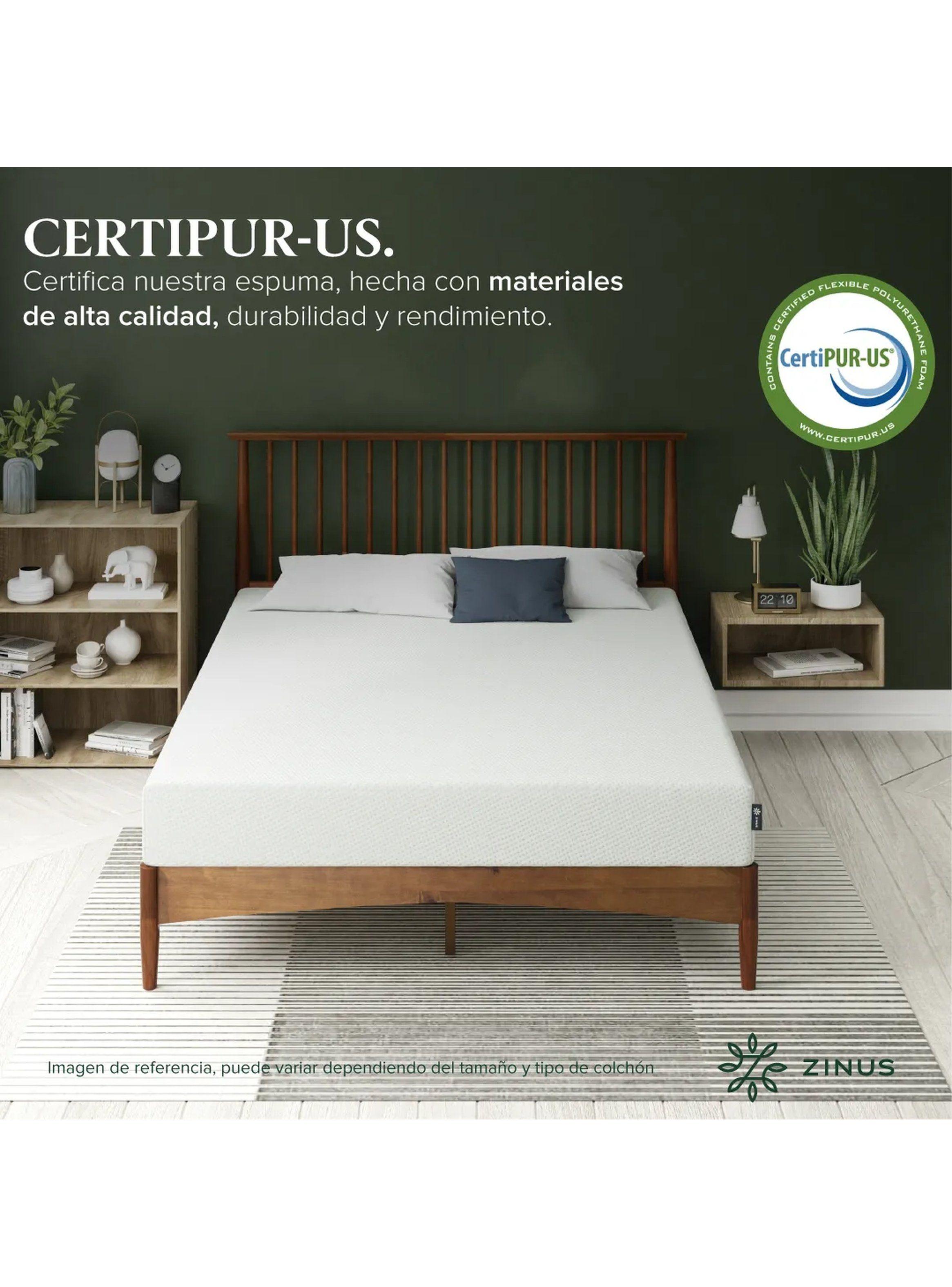 Colchón De Espuma Viscoelástica 1 Plaza 190x90 Cm-7