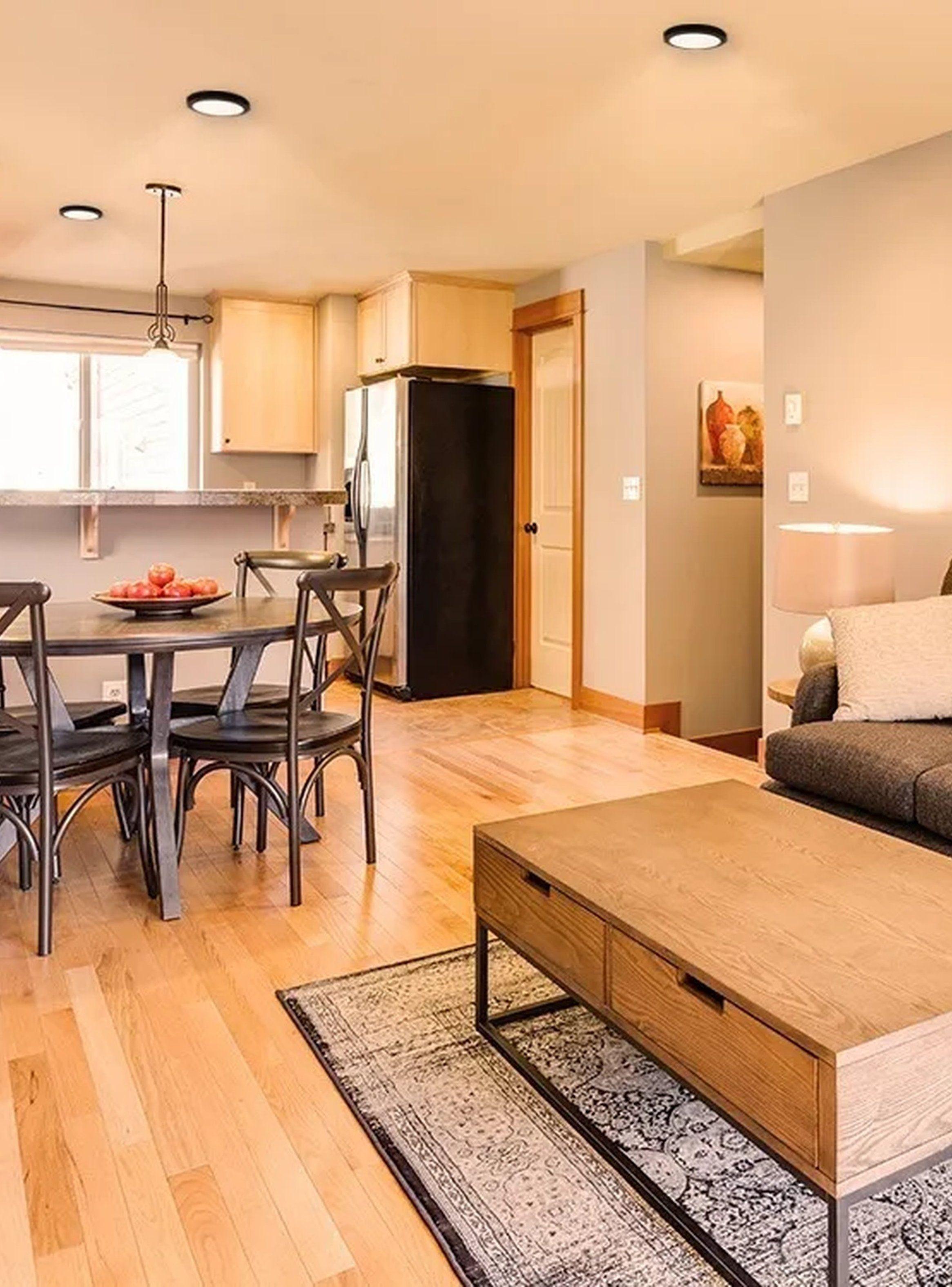 Luz LED de Techo Empotrable Circular 22 cm Negro-2