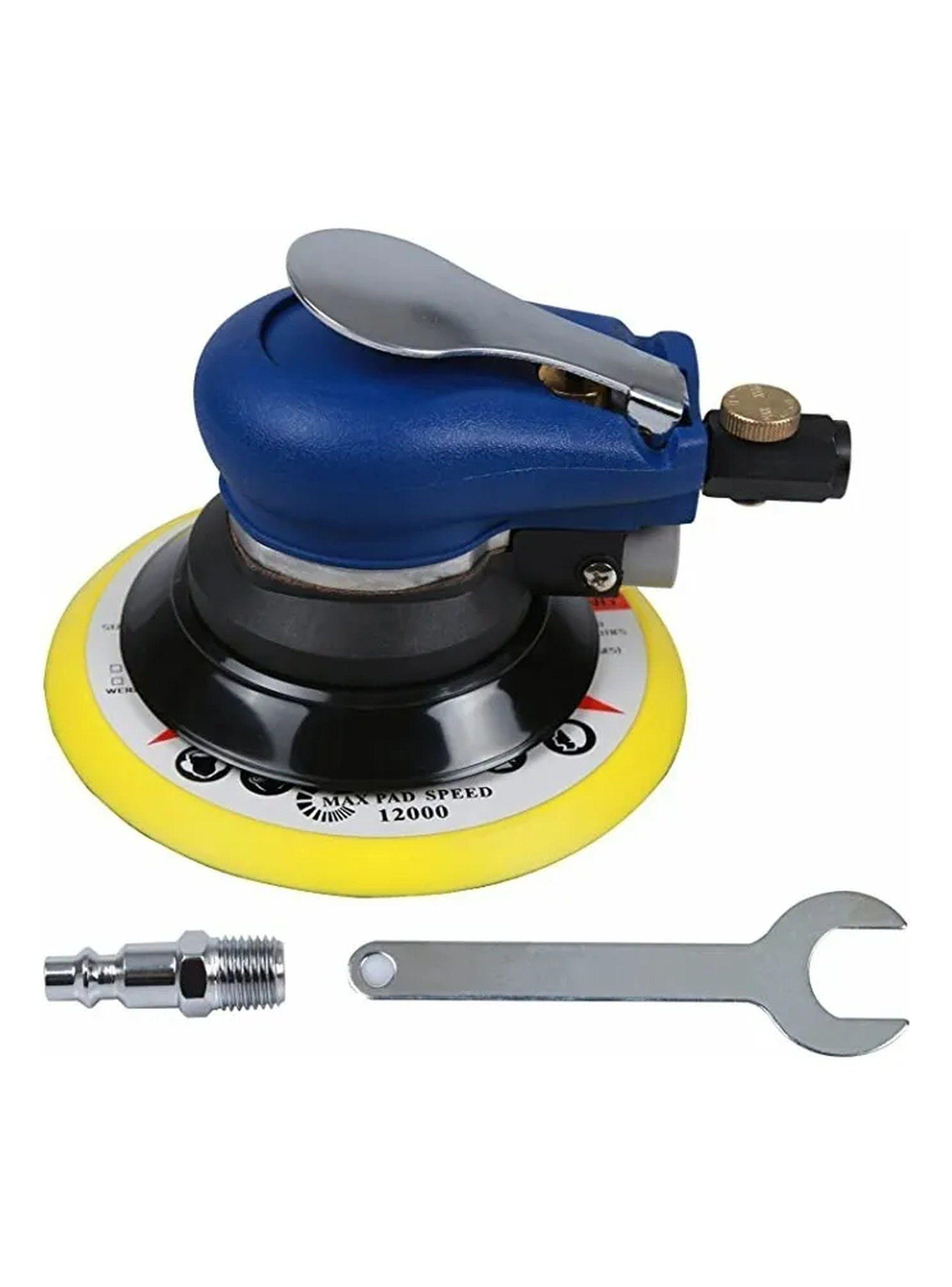 Lijadora Neumática Orbital 6'' 10000 RPM Con Bolsa de Polvo-7