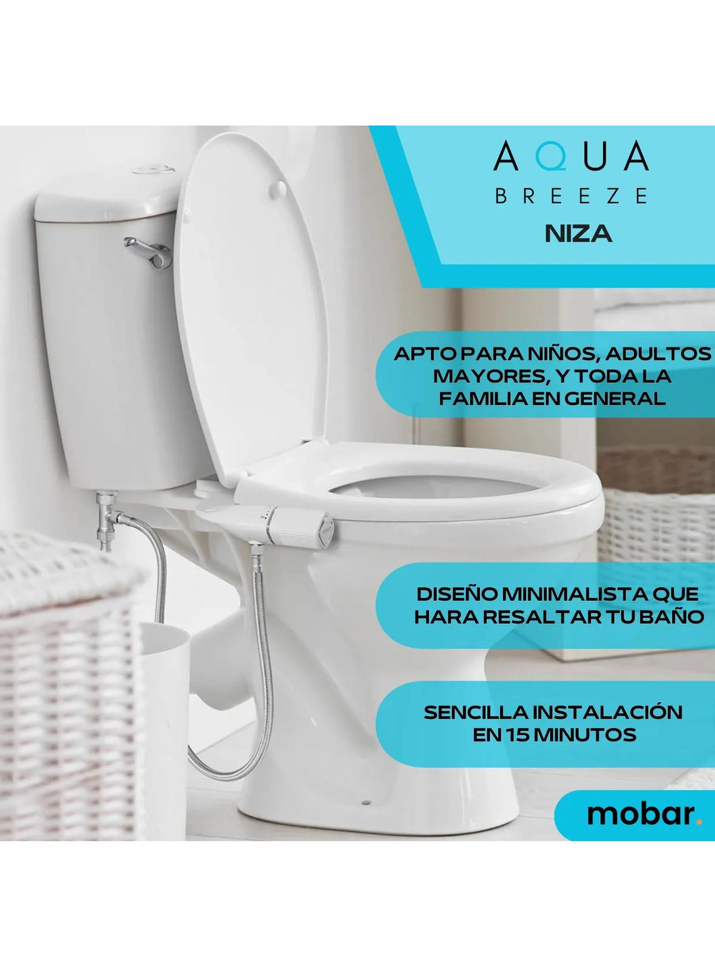 Bidet para WC/Inodoro Tres Modos de Limpieza Compatibilidad Universal-2