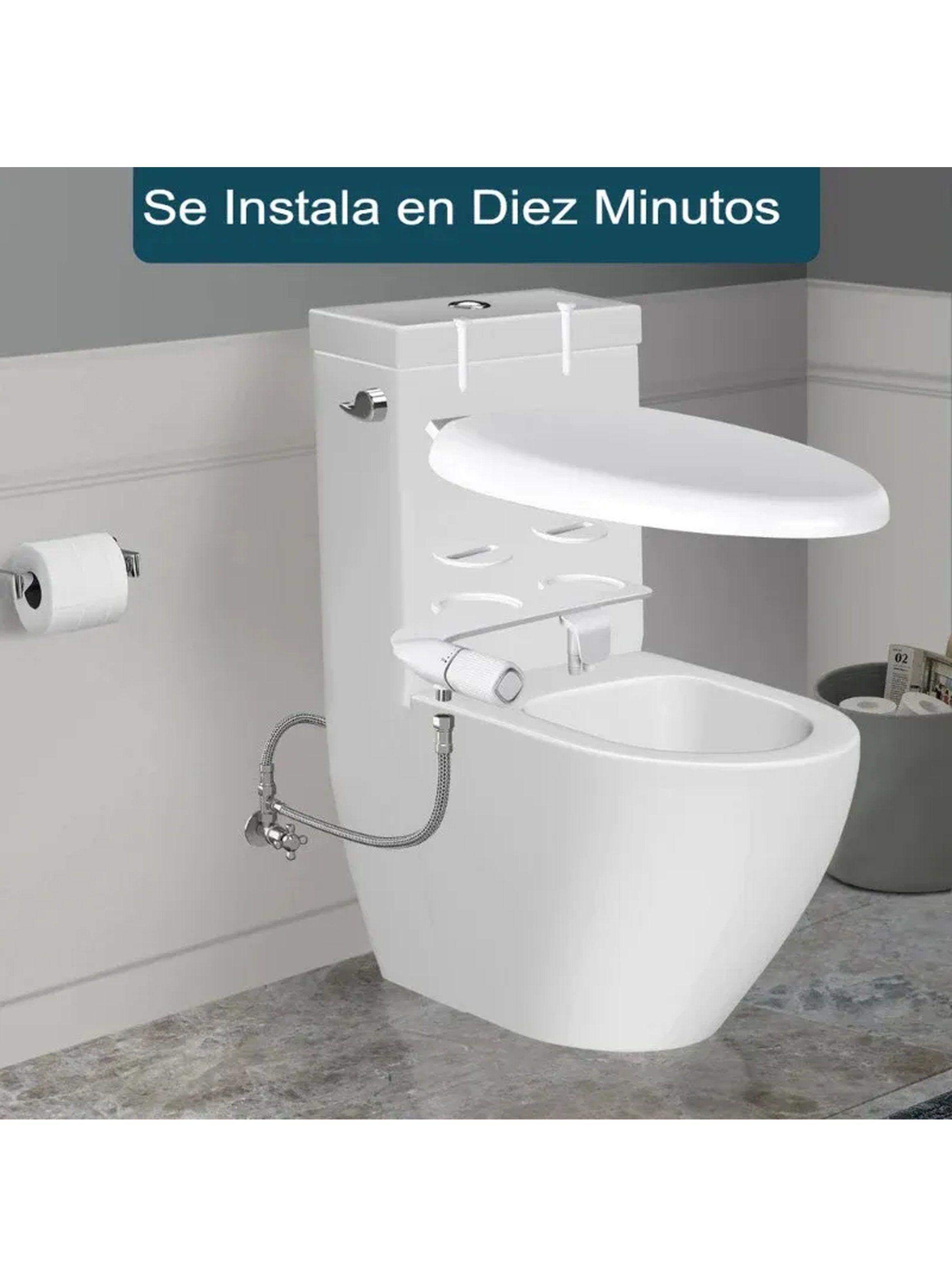Bidet para WC/Inodoro Tres Modos de Limpieza Compatibilidad Universal-8