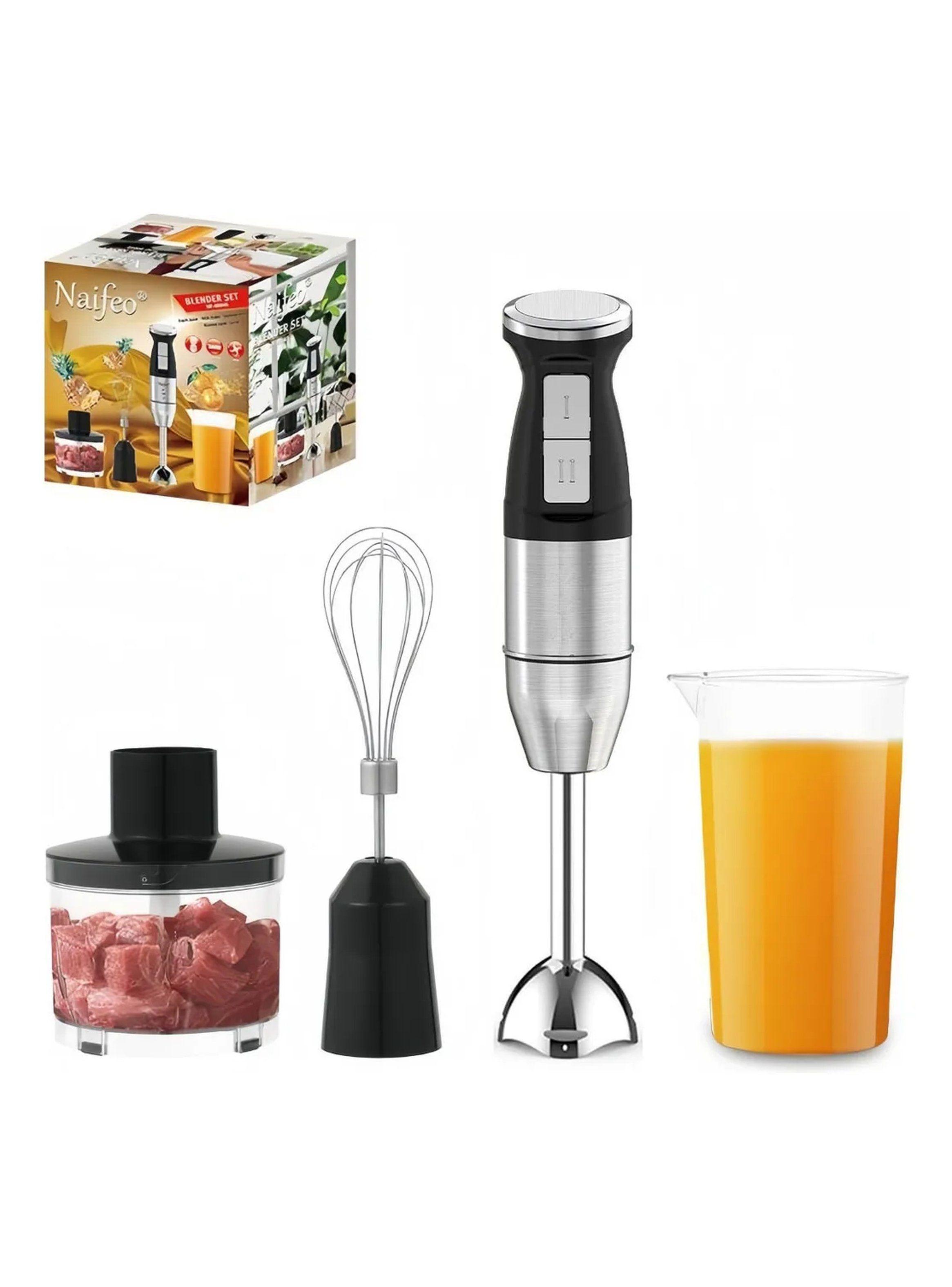 Batidora De Mano Eléctrica 4 En 1 Acero Inoxidable-6