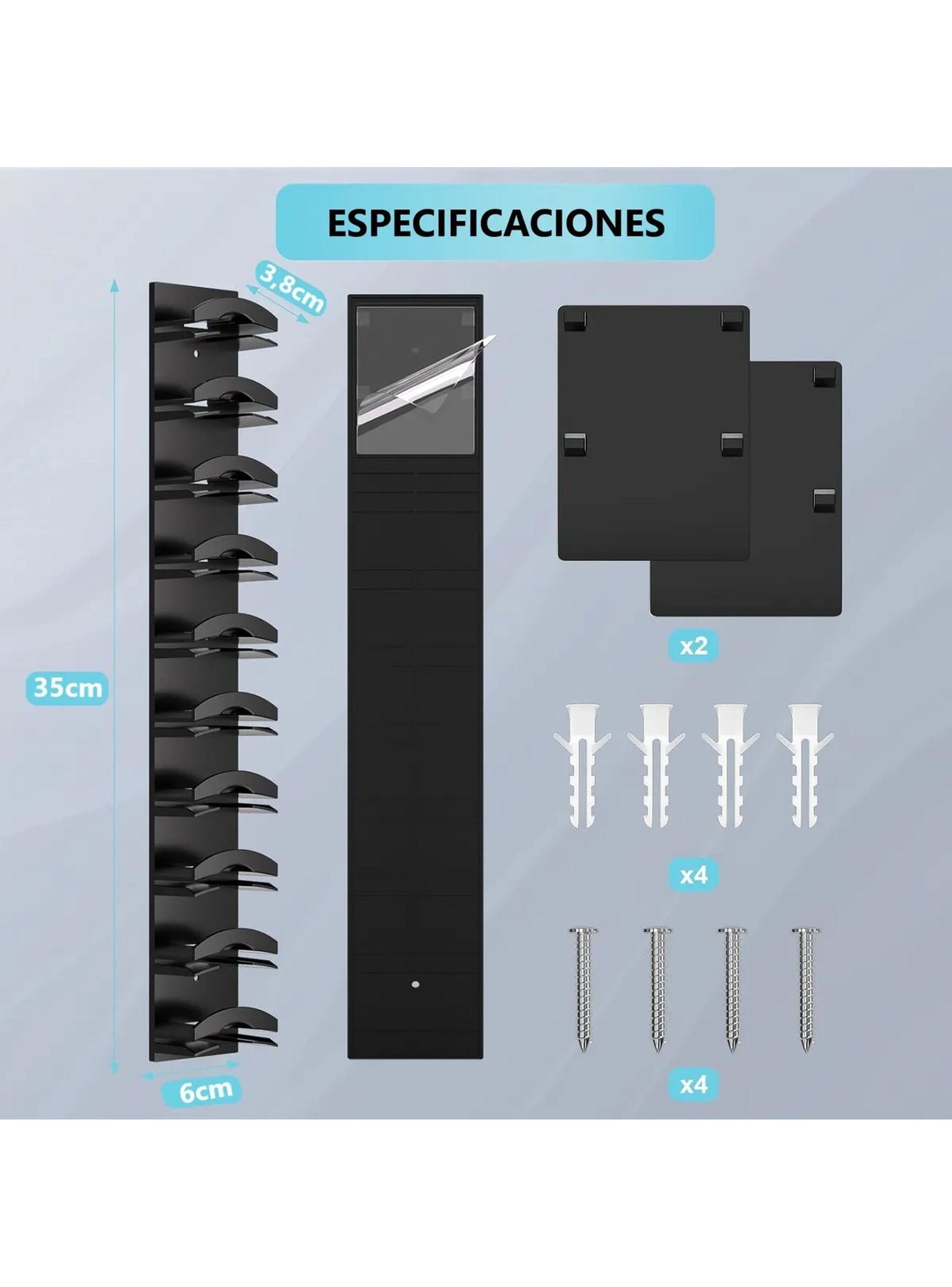 Organizador de Sombreros con Soporte Curvo de Metal 20 Capacidad Vertical-5