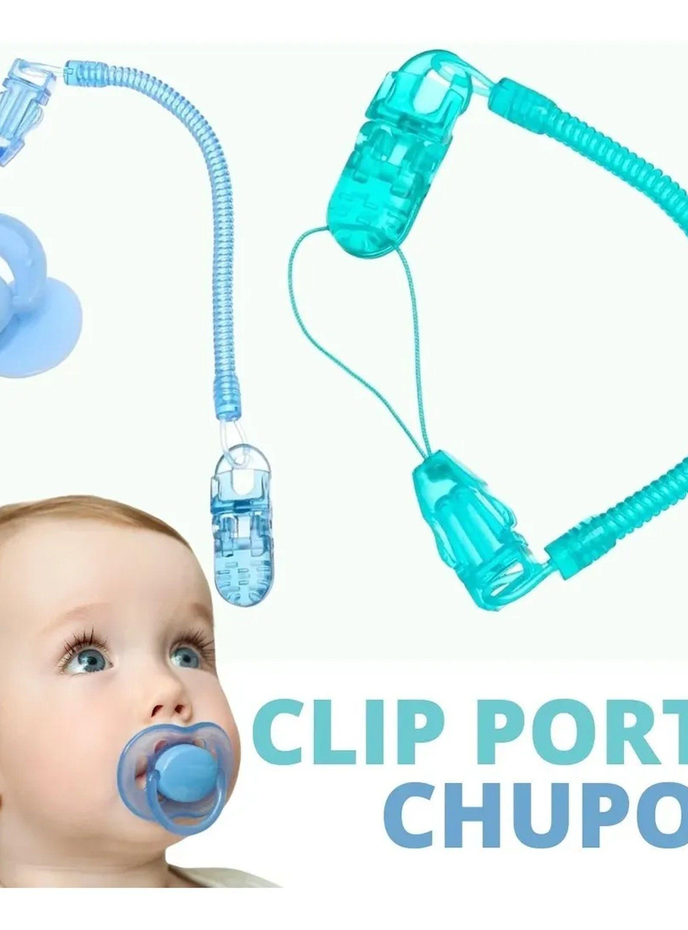Clip Para Chupete Antideslizante Ajustable Plástico Multicolor-2