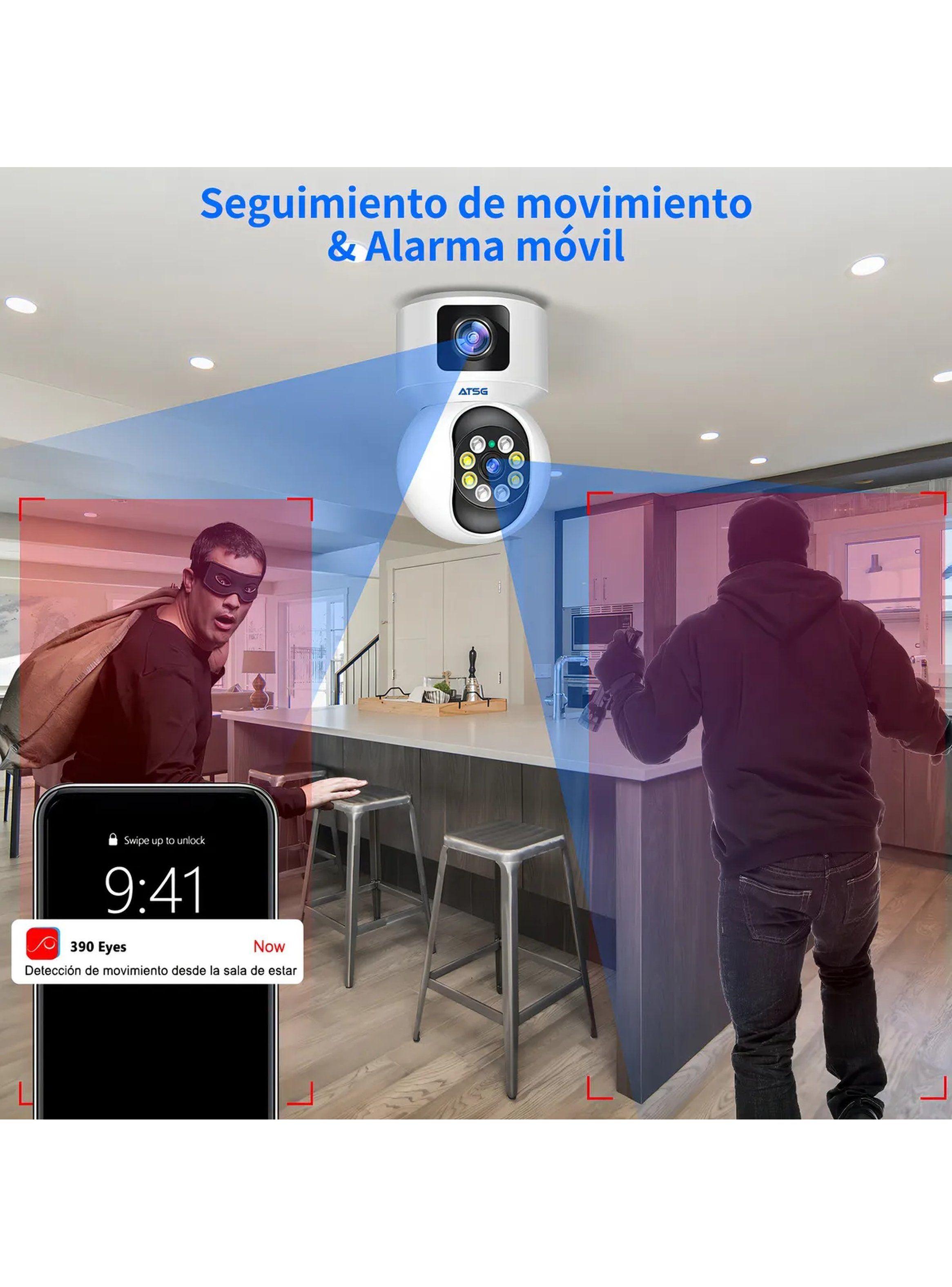 Cámara de Vigilancia Inteligente WiFi 8MP Visión Nocturna-1
