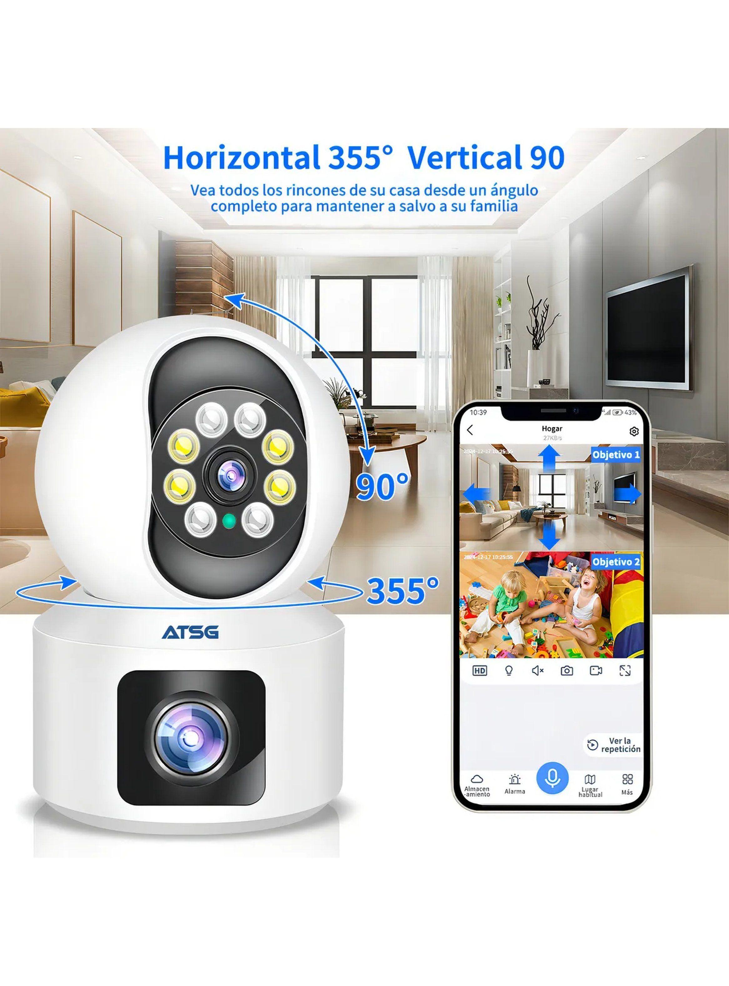 Cámara de Vigilancia Inteligente WiFi 8MP Visión Nocturna-5