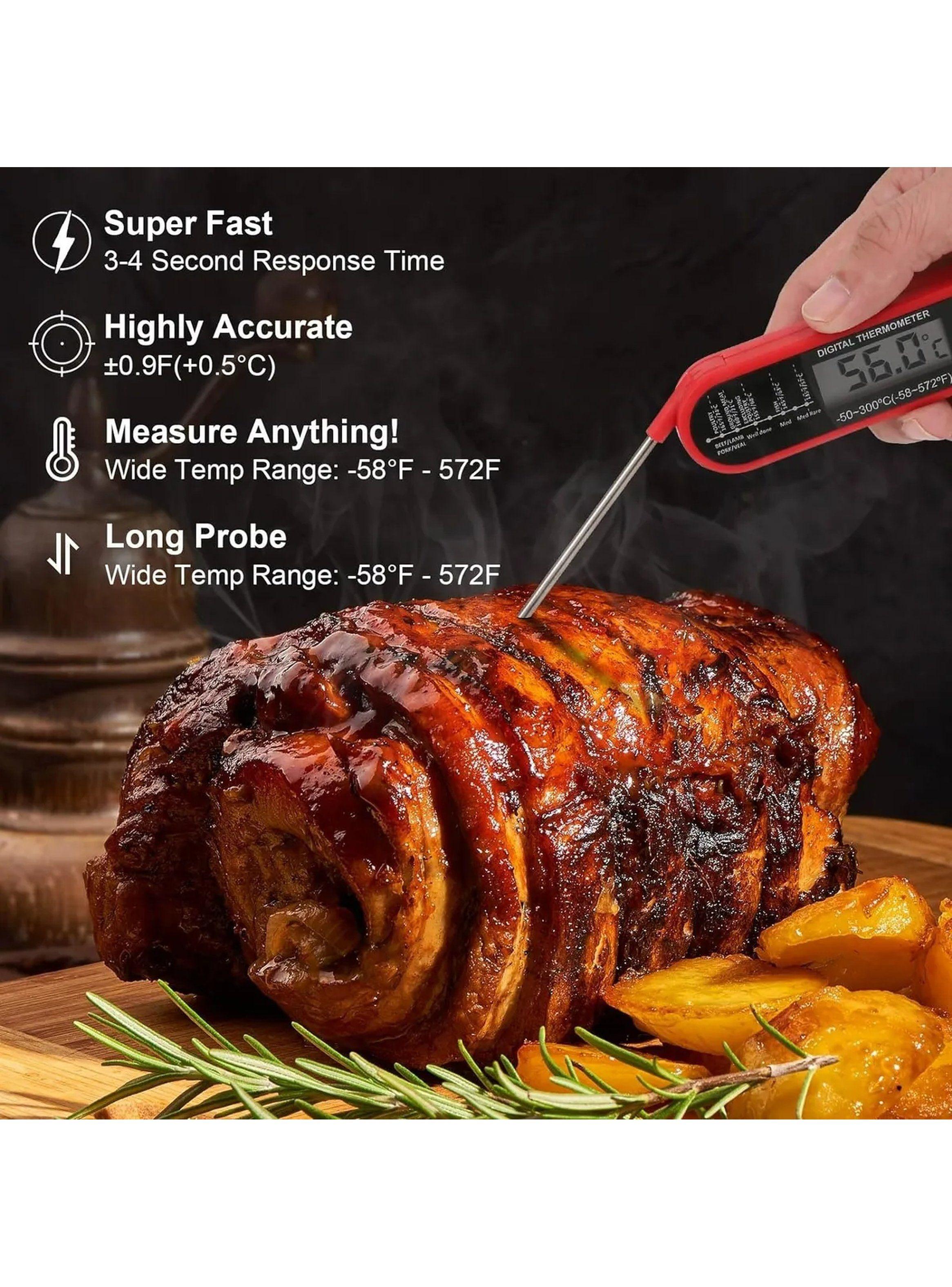 Termómetro Digital de Cocina Sonda Larga Rango -58°F a 572°F-1