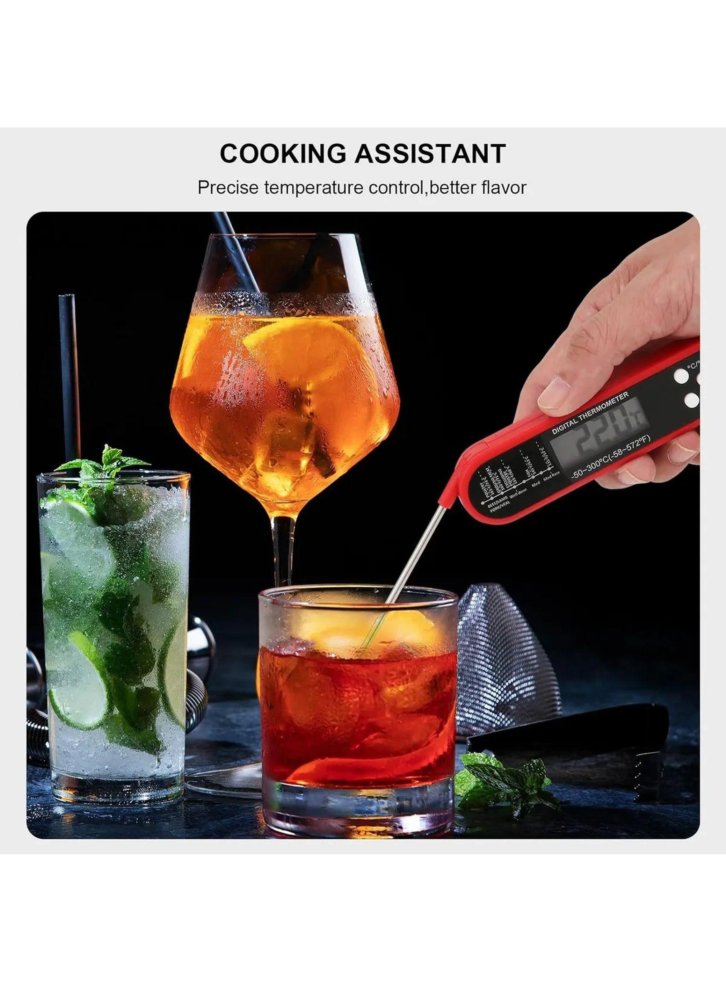 Termómetro Digital de Cocina Sonda Larga Rango -58°F a 572°F-2