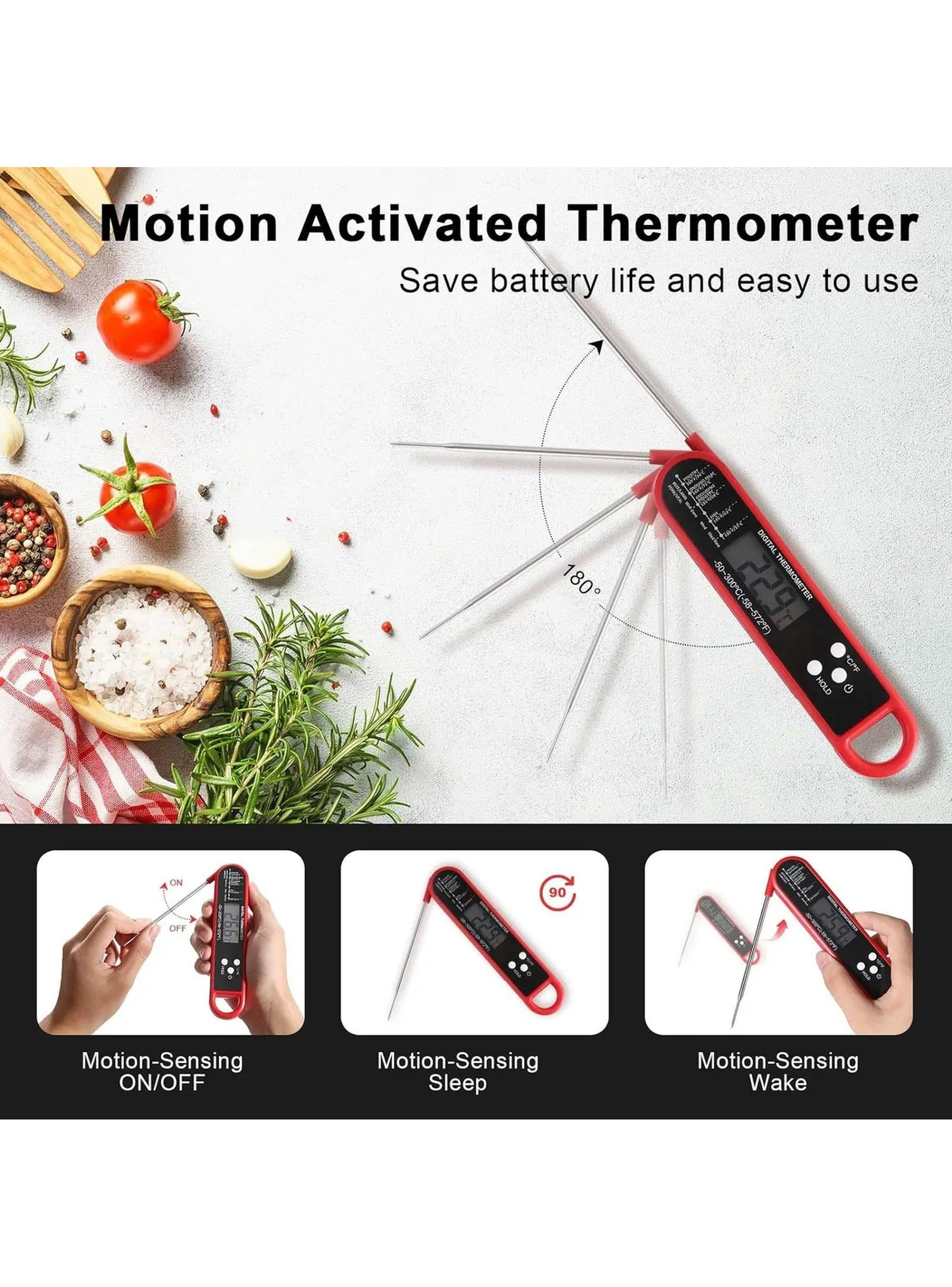 Termómetro Digital de Cocina Sonda Larga Rango -58°F a 572°F-4