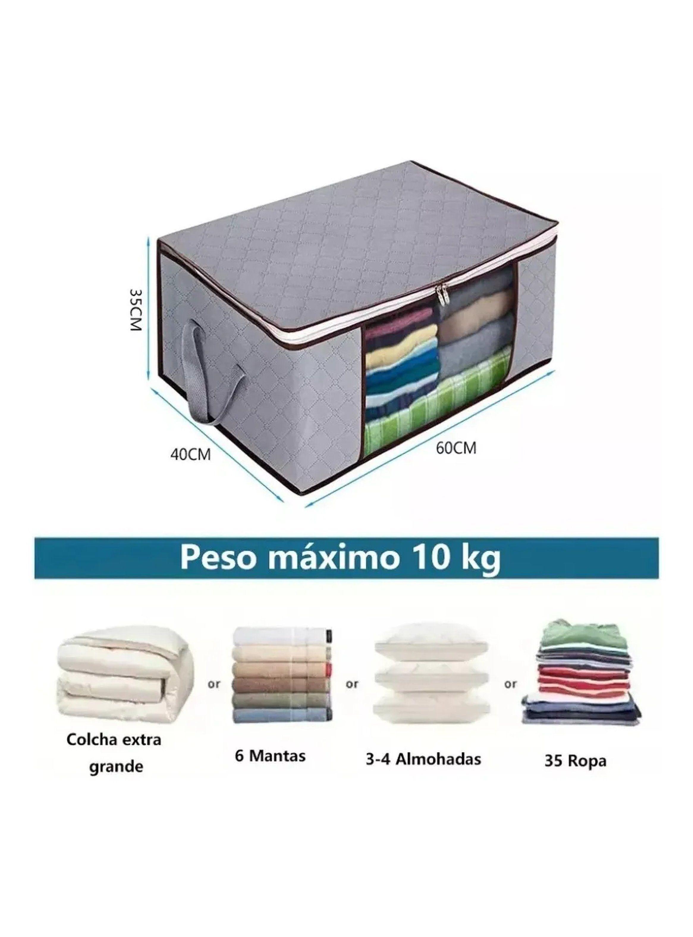 Caja Organizadora Plegable 60L Tela Transpirable Antipolvo-1