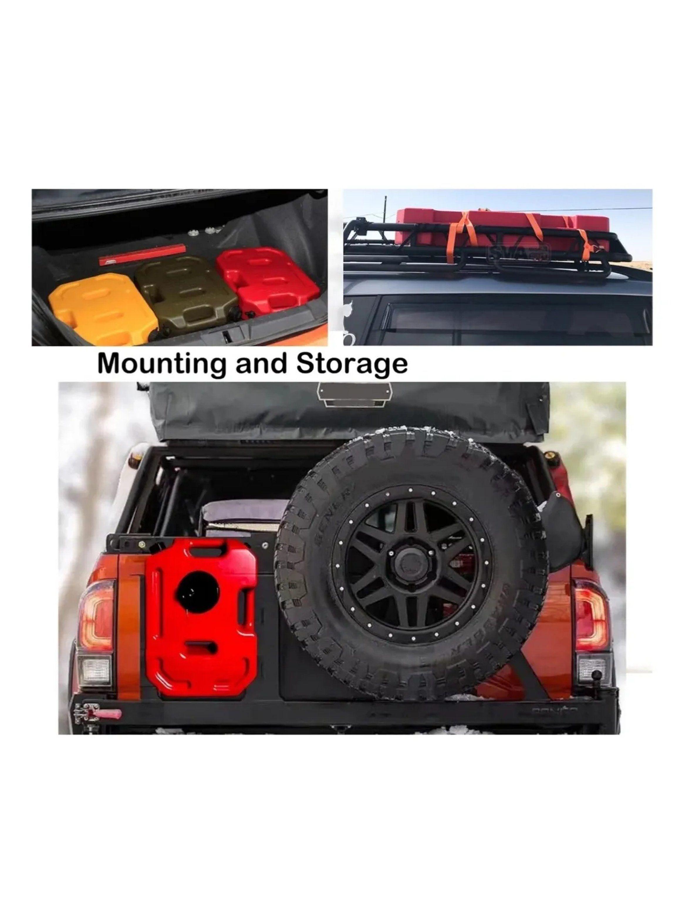 Tanque de Agua Portátil 20L Negro Con Accesorios-5