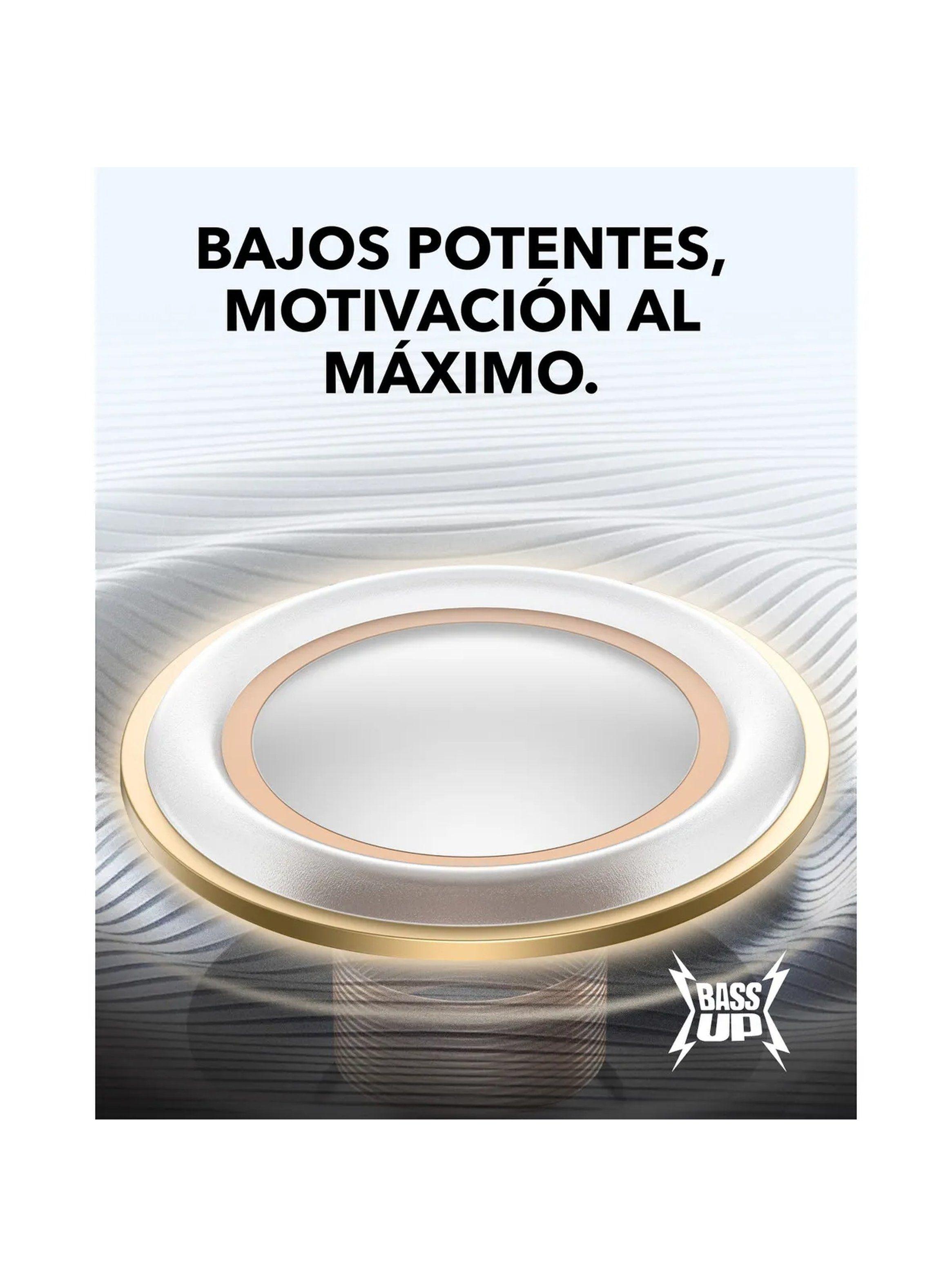 Auriculares Inalámbricos Deportivos Flexible Bluetooth Blancos-4