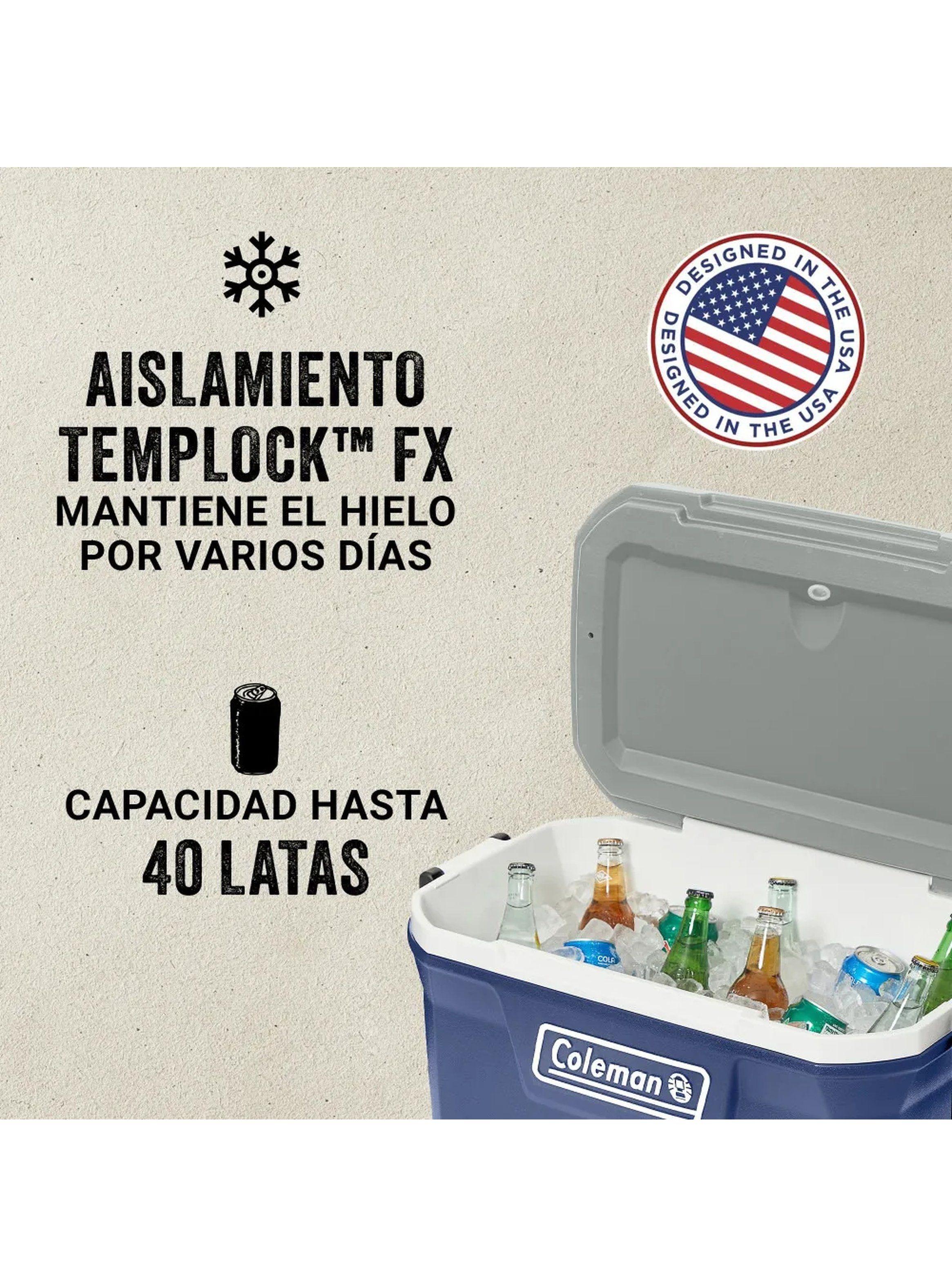 Nevera Portátil Templock FX 40 Latas Azul-2