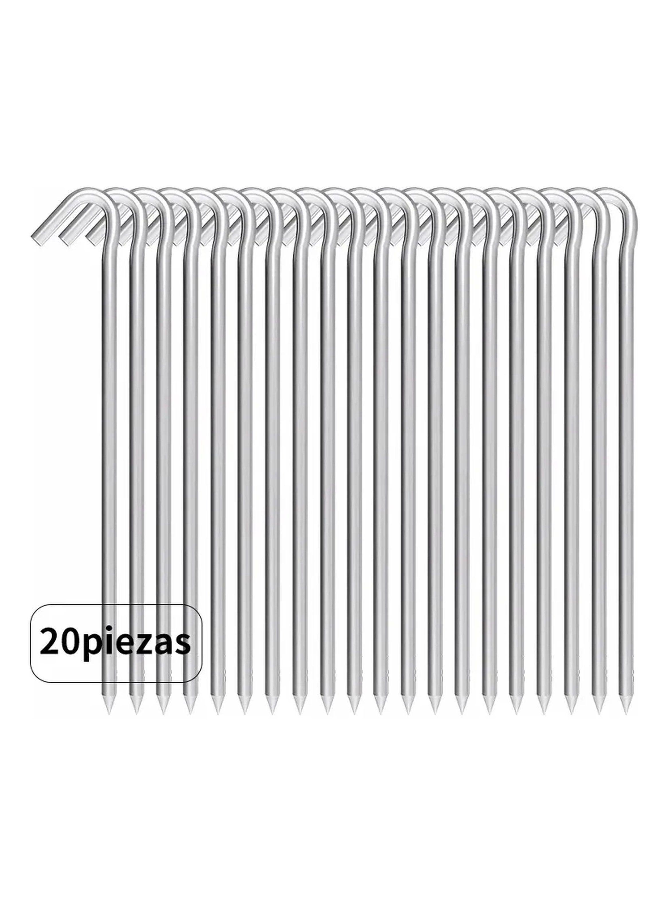 Estacas de Acero para Camping 18cm Puntas Afiladas Multipropósito-5