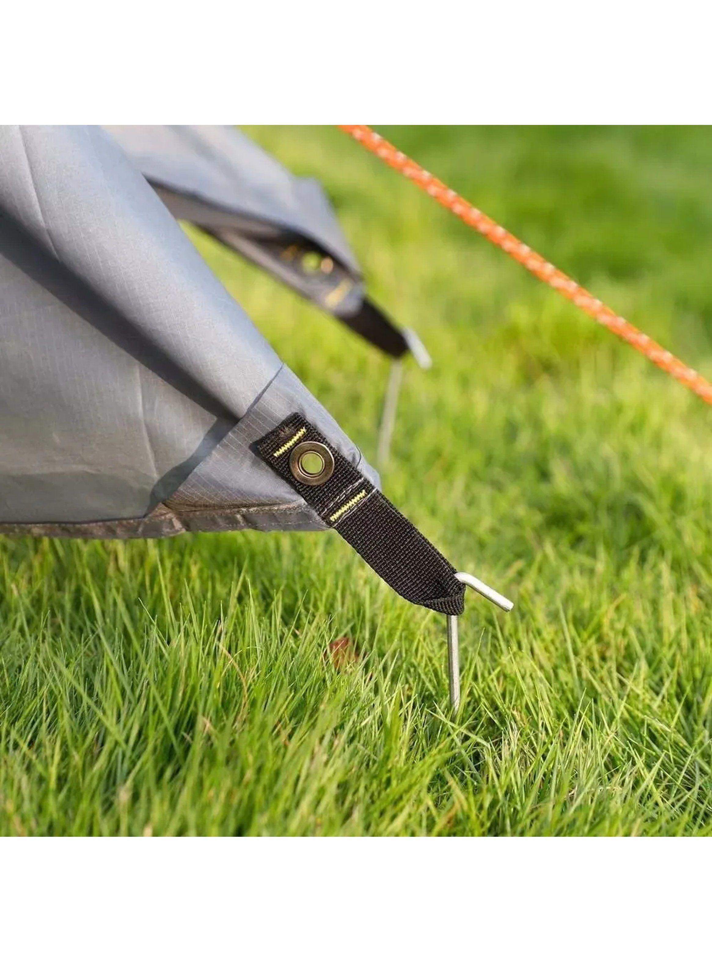 Estacas de Acero para Camping 18cm Puntas Afiladas Multipropósito-8