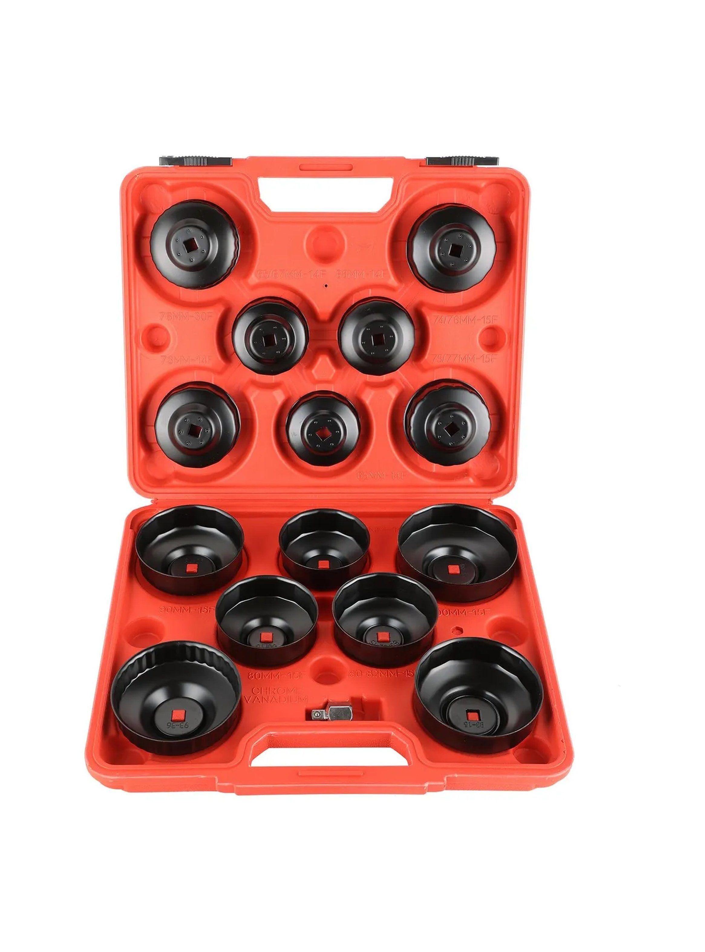 Juego De Llaves De Filtro De Aceite 12 Piezas Acero Vanadio-0